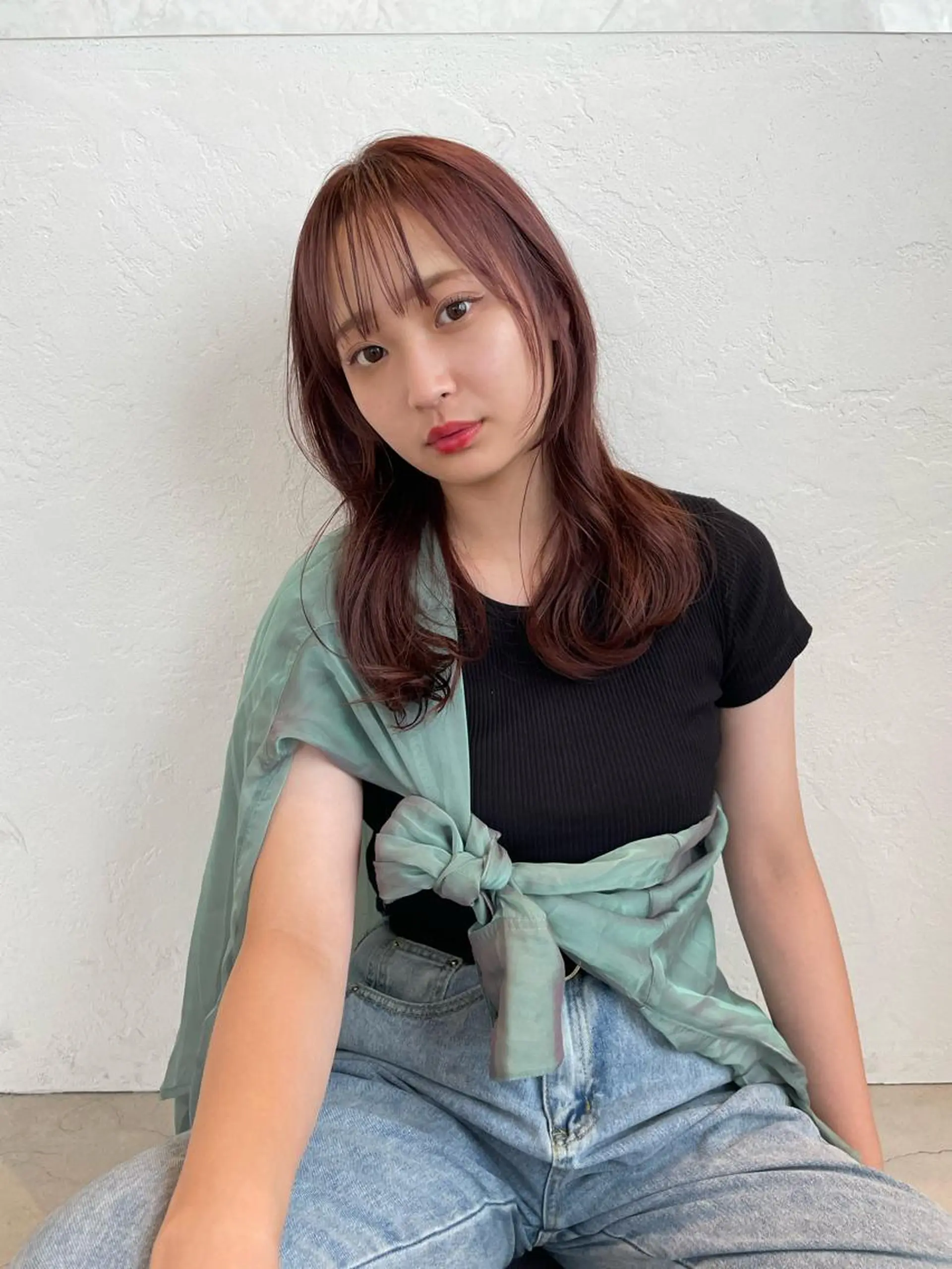 セミロング カラー 🌿髪質改善🌿艶髪 透明感🌿karenのヘアスタイル