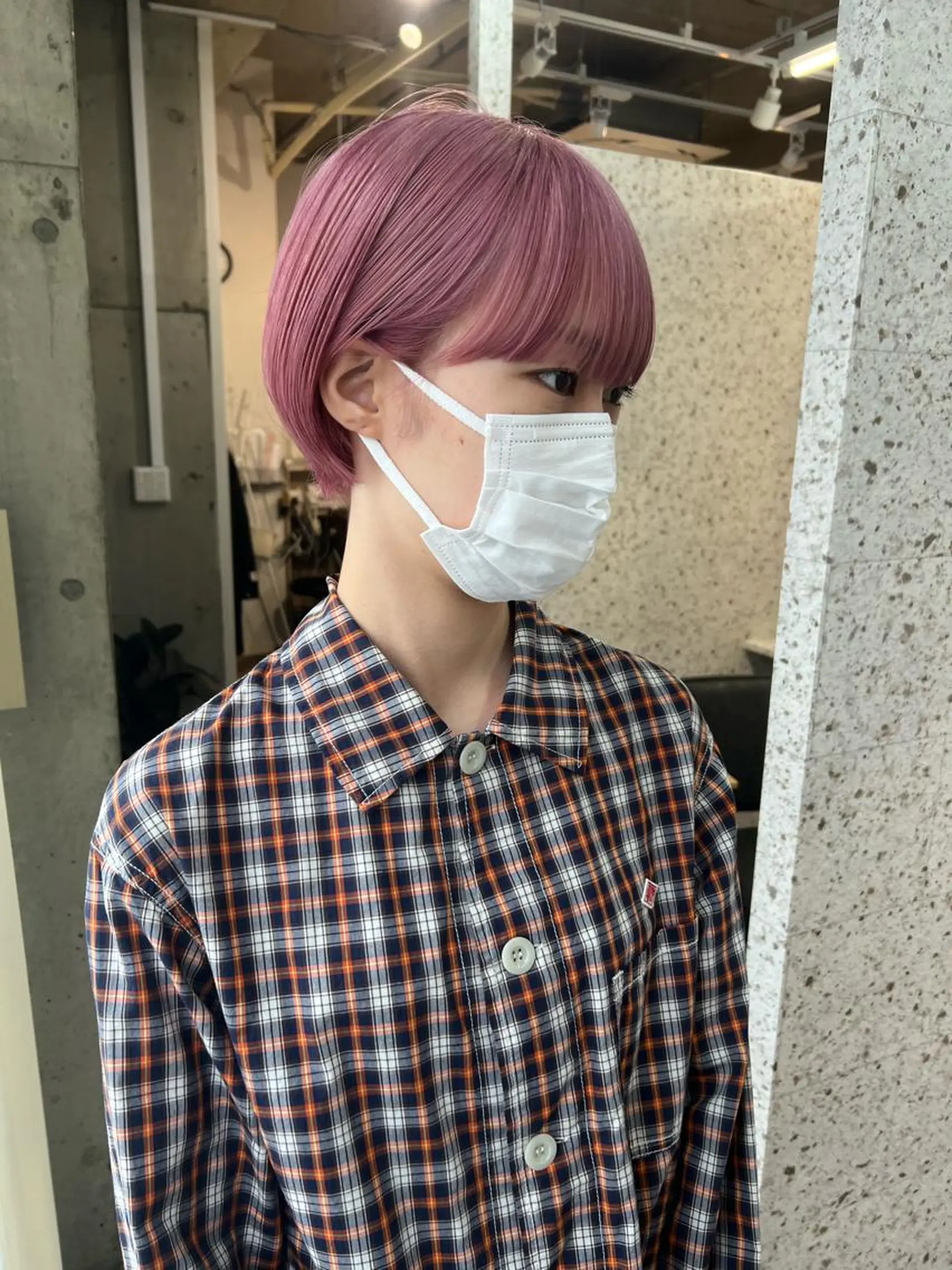 ショート カラー バレイヤージュ ブリーチ ケアブリーチ ハイライトカラー インナーカラー カット ヘアカラー トリートメント lani 天神大名/ブリーチのヘアスタイル