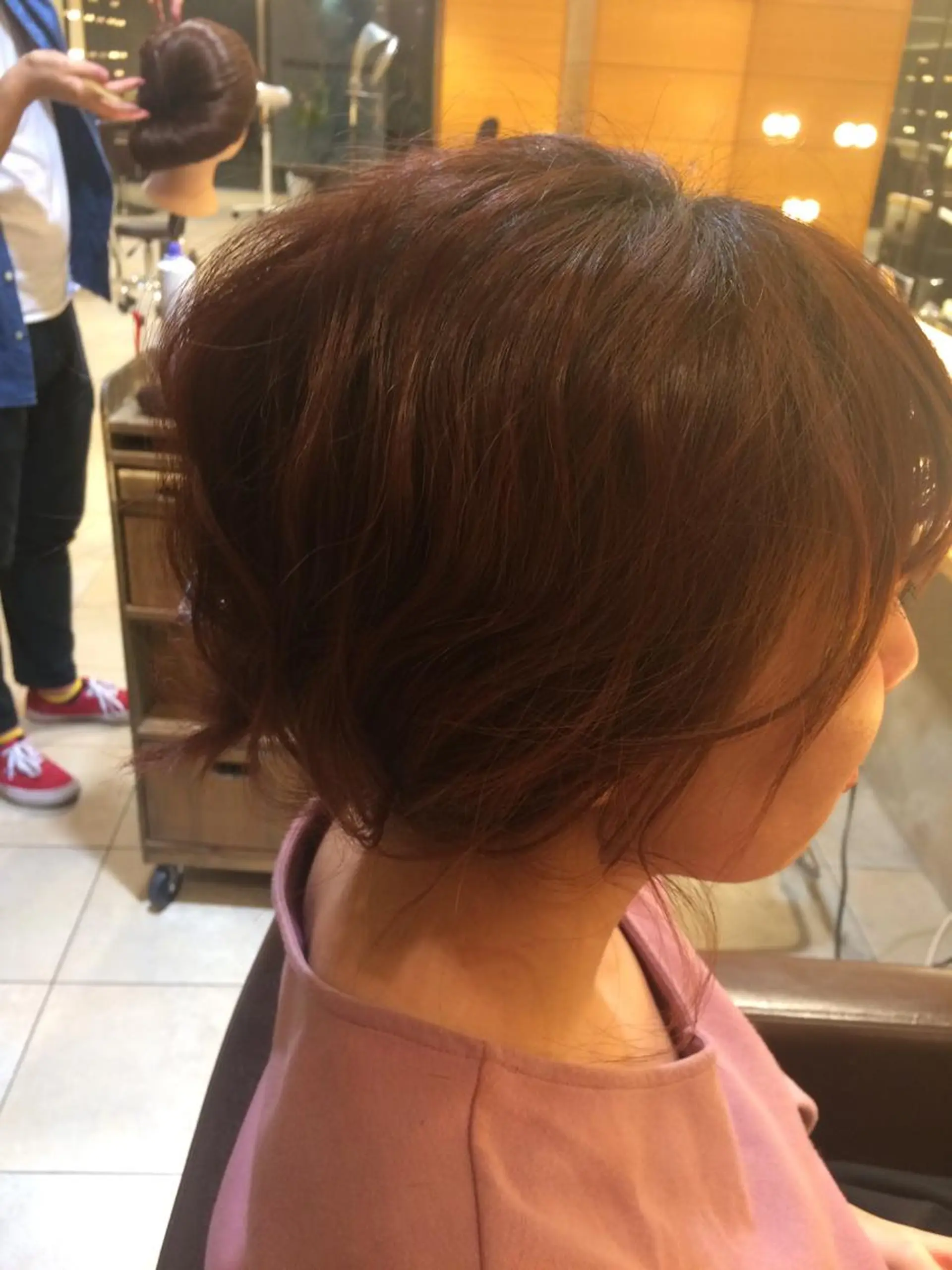 ミディアム カラー パーマ ヘアアレンジ メンズパーマの巨匠 鈴木純のヘアスタイル