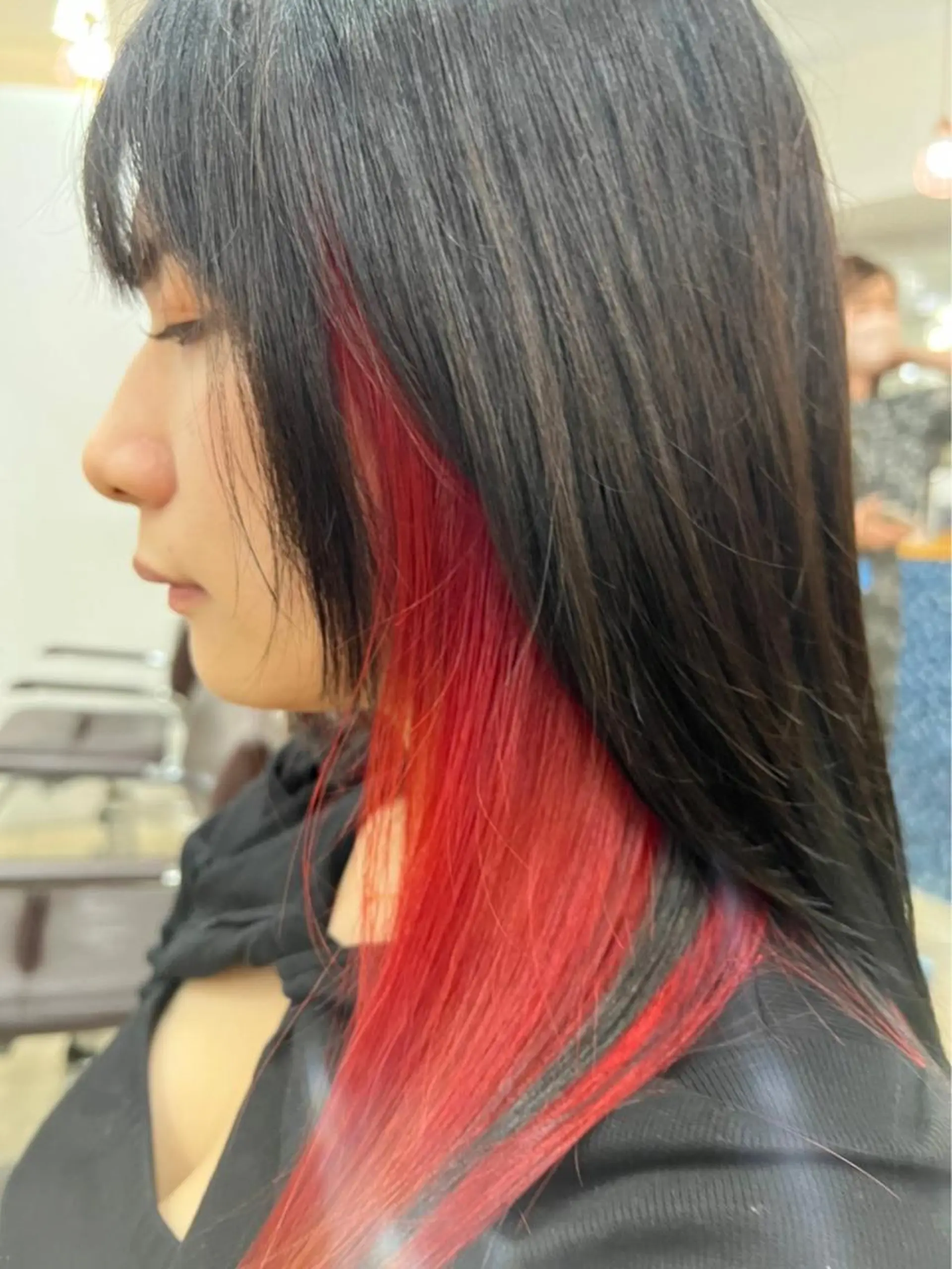 ロング ヘアカラー リルウヘアー 天王寺のヘアスタイル