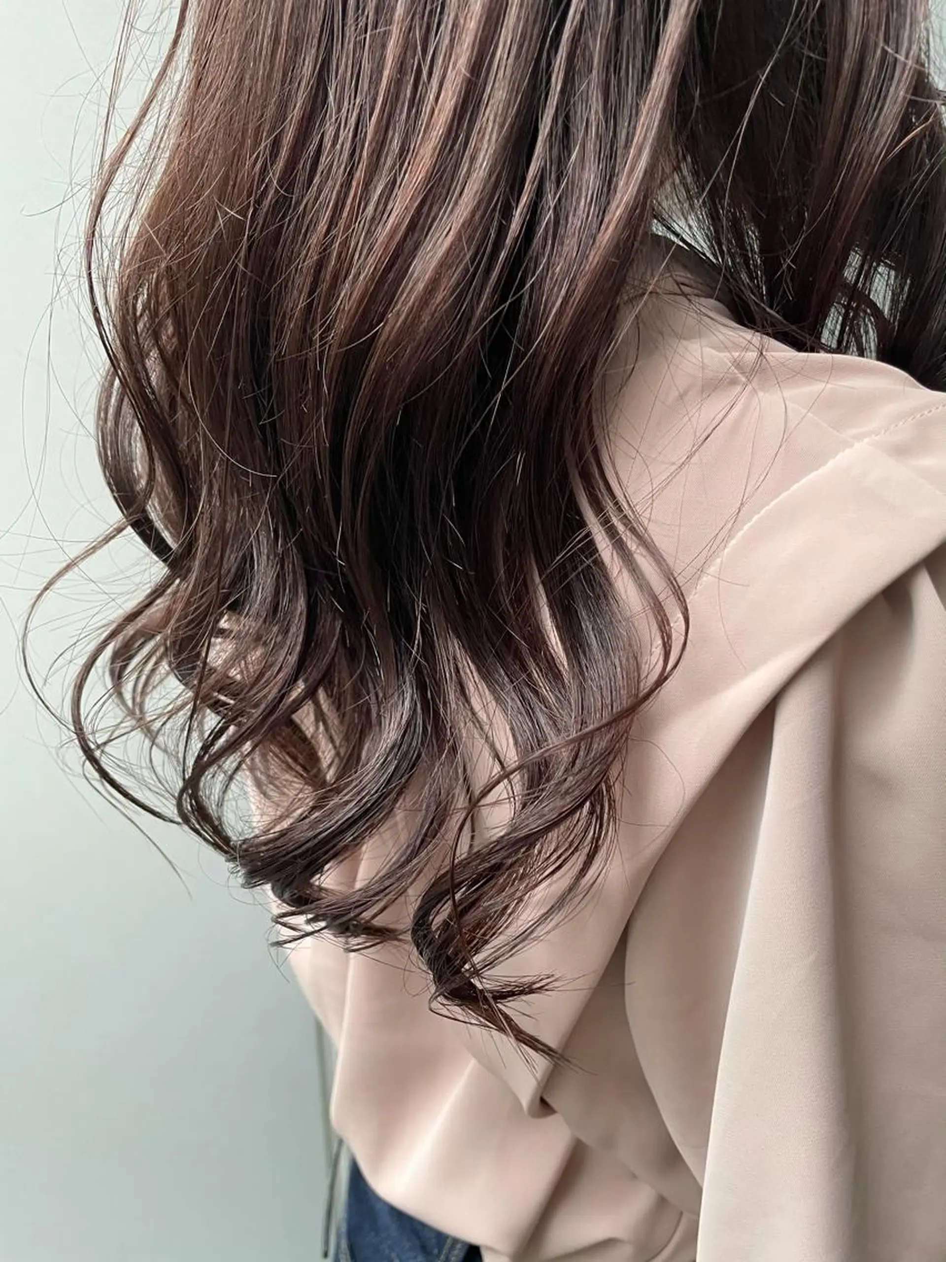 セミロング カラー キッズ ヘアカラー トリートメント オトナヘア🌿 harukaのヘアスタイル