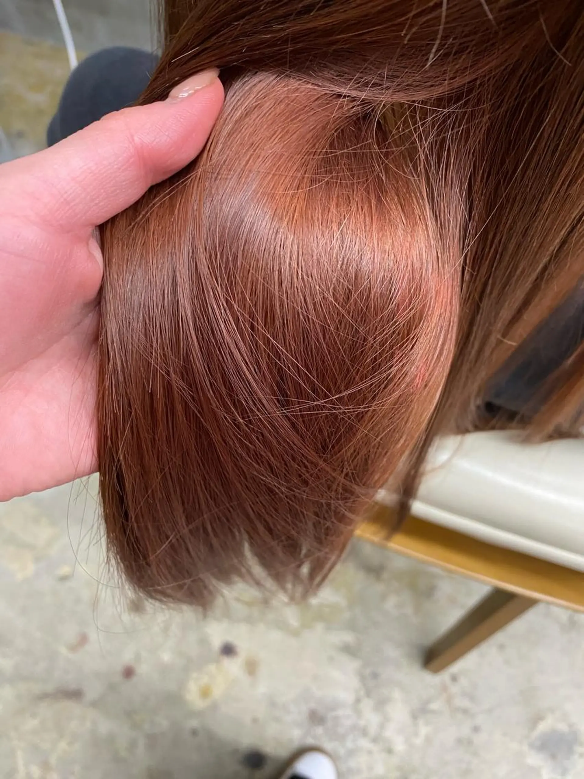 ロング カラー ヘアカラー シミズ アスカのヘアスタイル