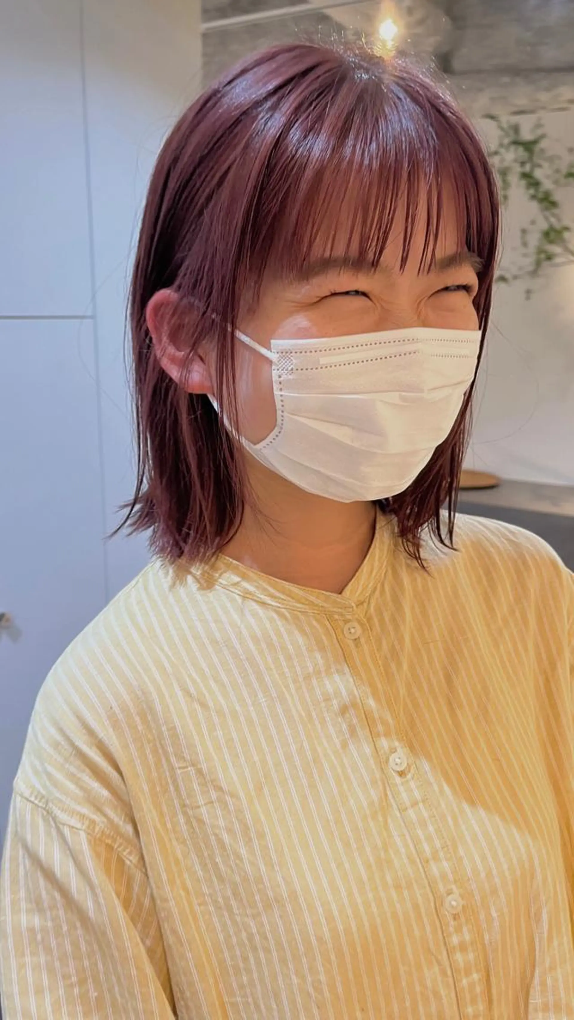 ミディアム KOCHAB 中村穂風のヘアスタイル