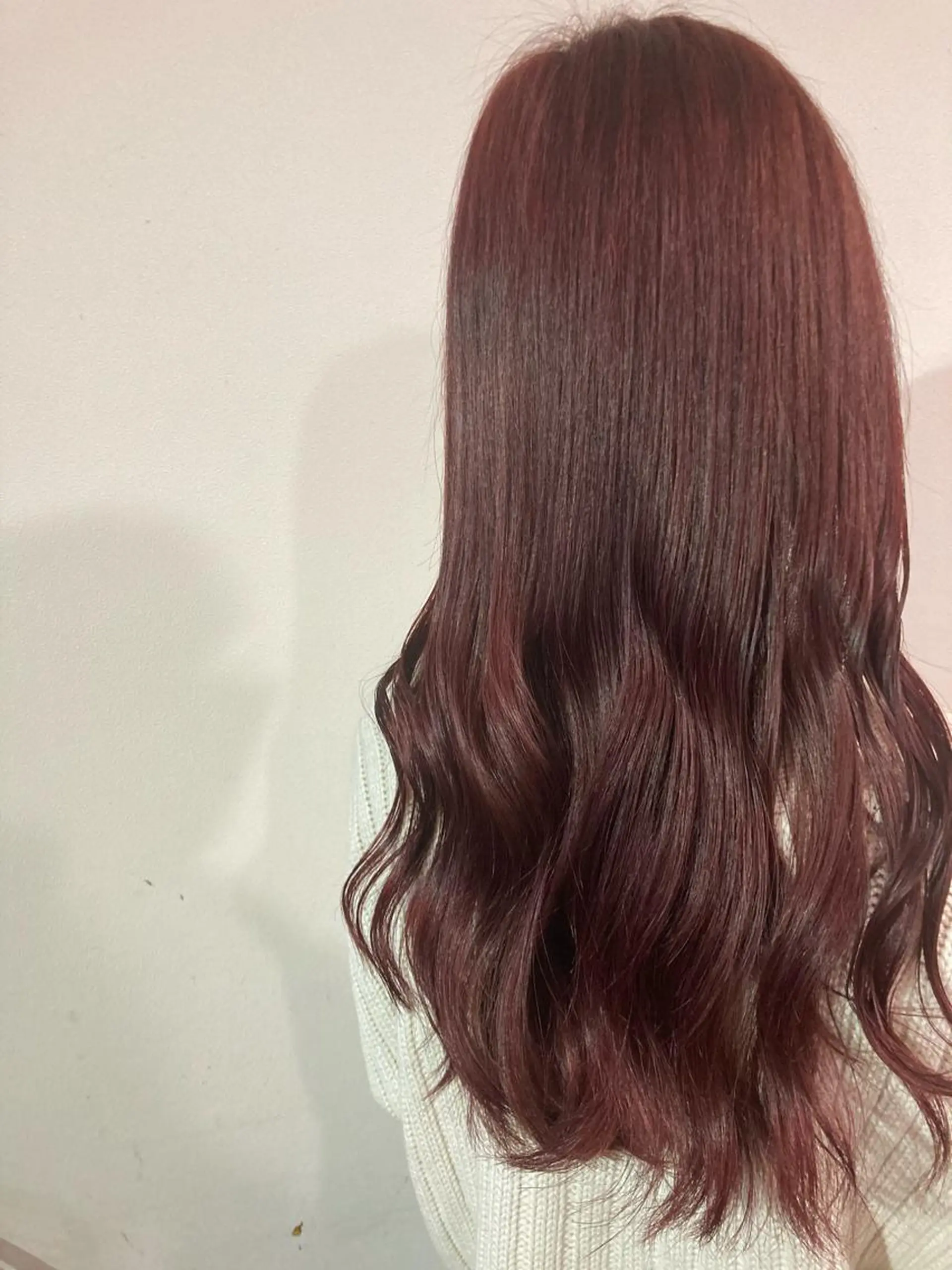 ロング カラー ピンクカラー レッドカラー カット ヘアカラー トリートメント 🌸髪質改善特化🌸 店長　ゆうやのヘアスタイル