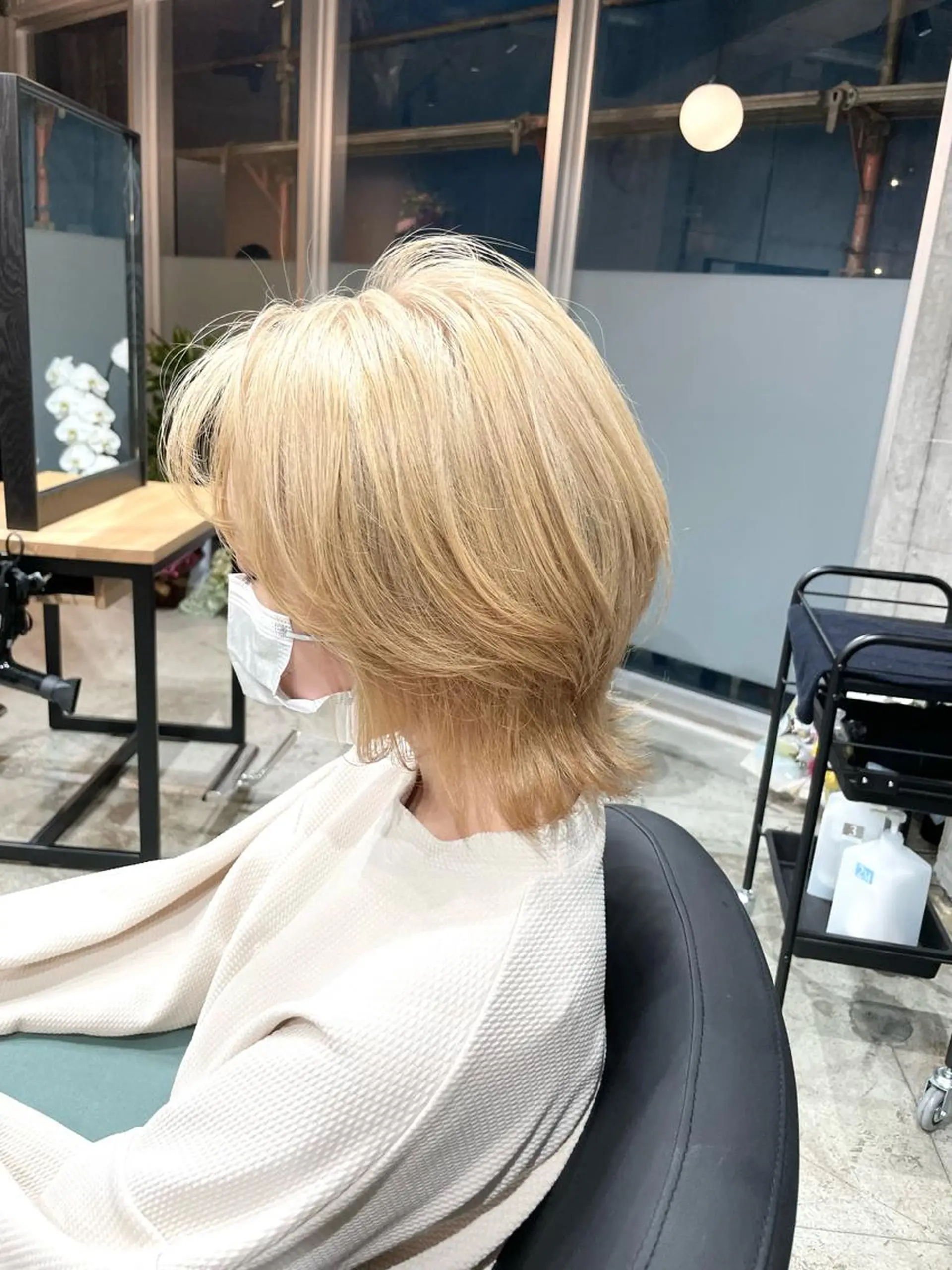 ショート カラー ヘアカラー トリートメント ✨髪質改善/ブリーチ /ショート高山のヘアスタイル