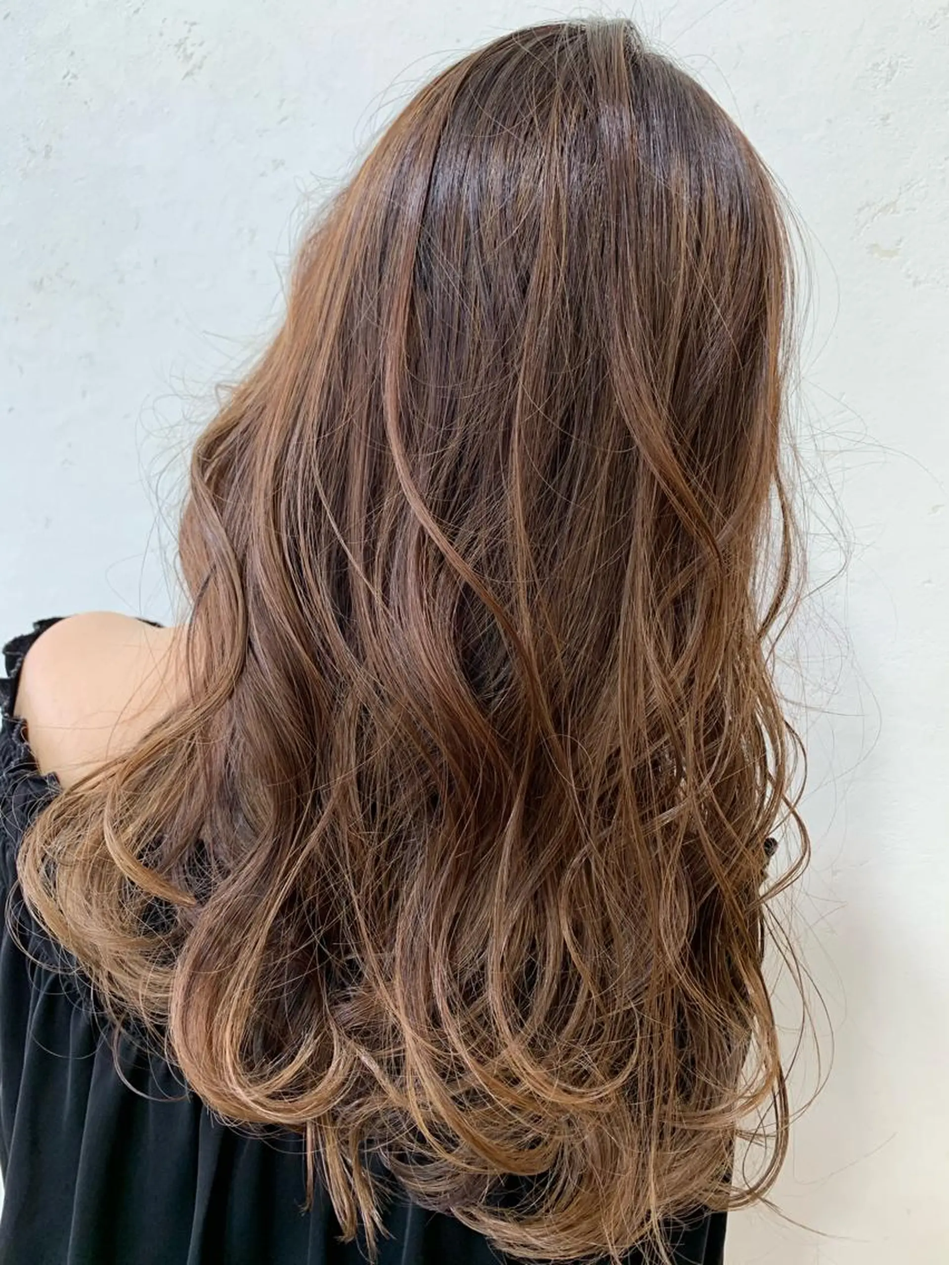 ロング カラー ヘアカラー トリートメント 天野 開のヘアスタイル