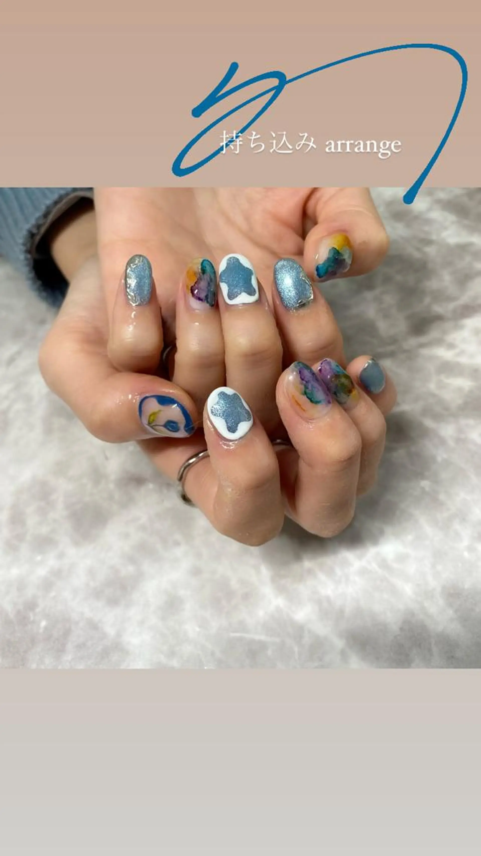 ネイル ハンドネイル Olive nail salon所属・kawaguchi yukiのネイルデザイン