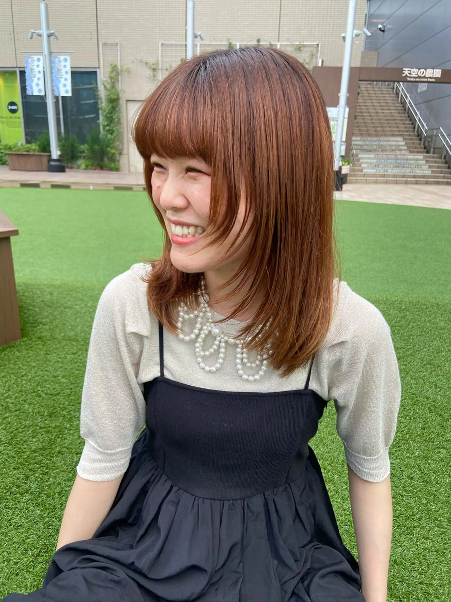 ミディアム カラー ブリーチ ブリーチなしカラー 🌼RENA🌼似合 わせのプロ/まつパのマツエク・マツパデザイン