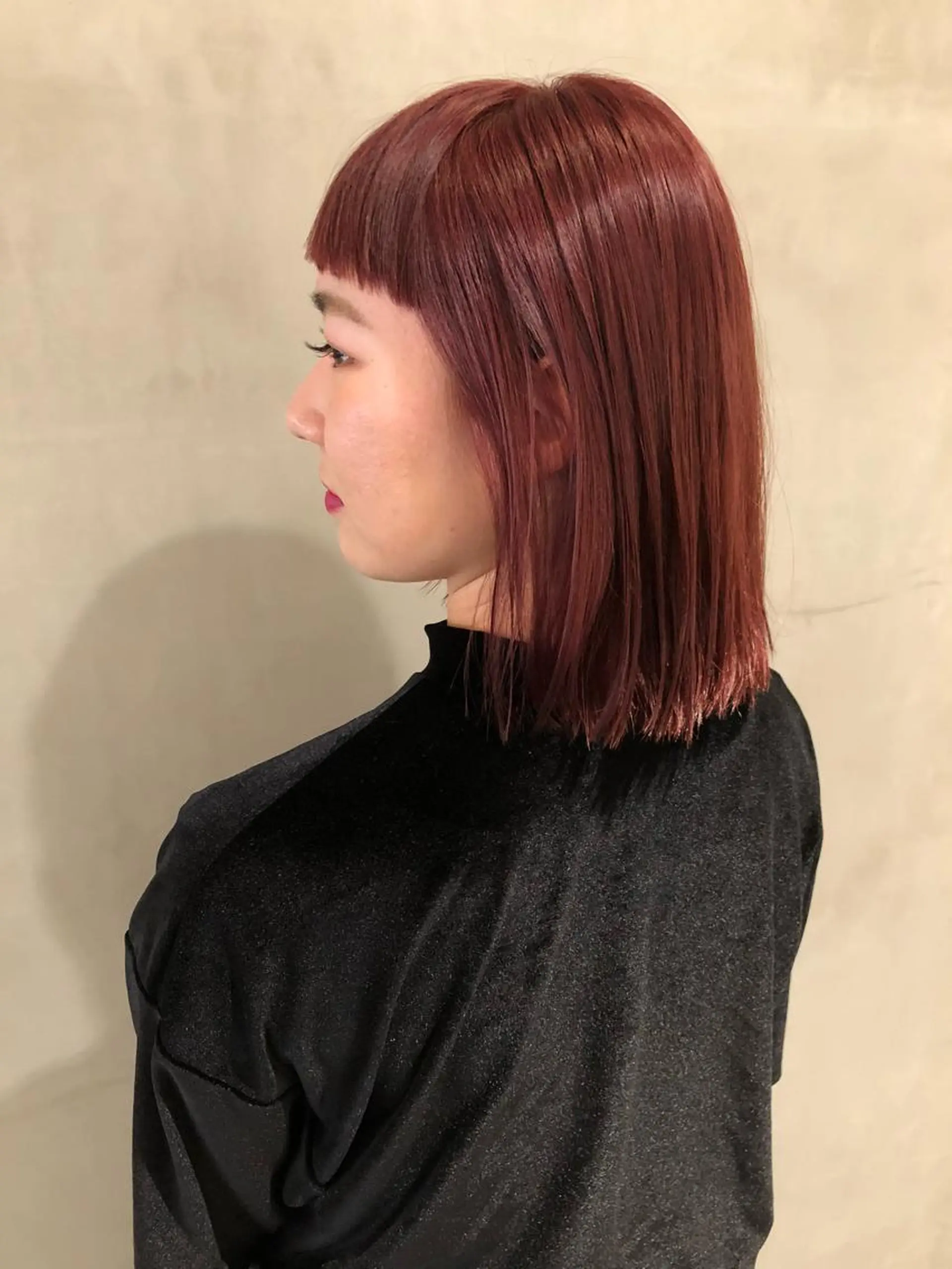 ミディアム カラー カット ヘアカラー トリートメント 大西 直人のヘアスタイル