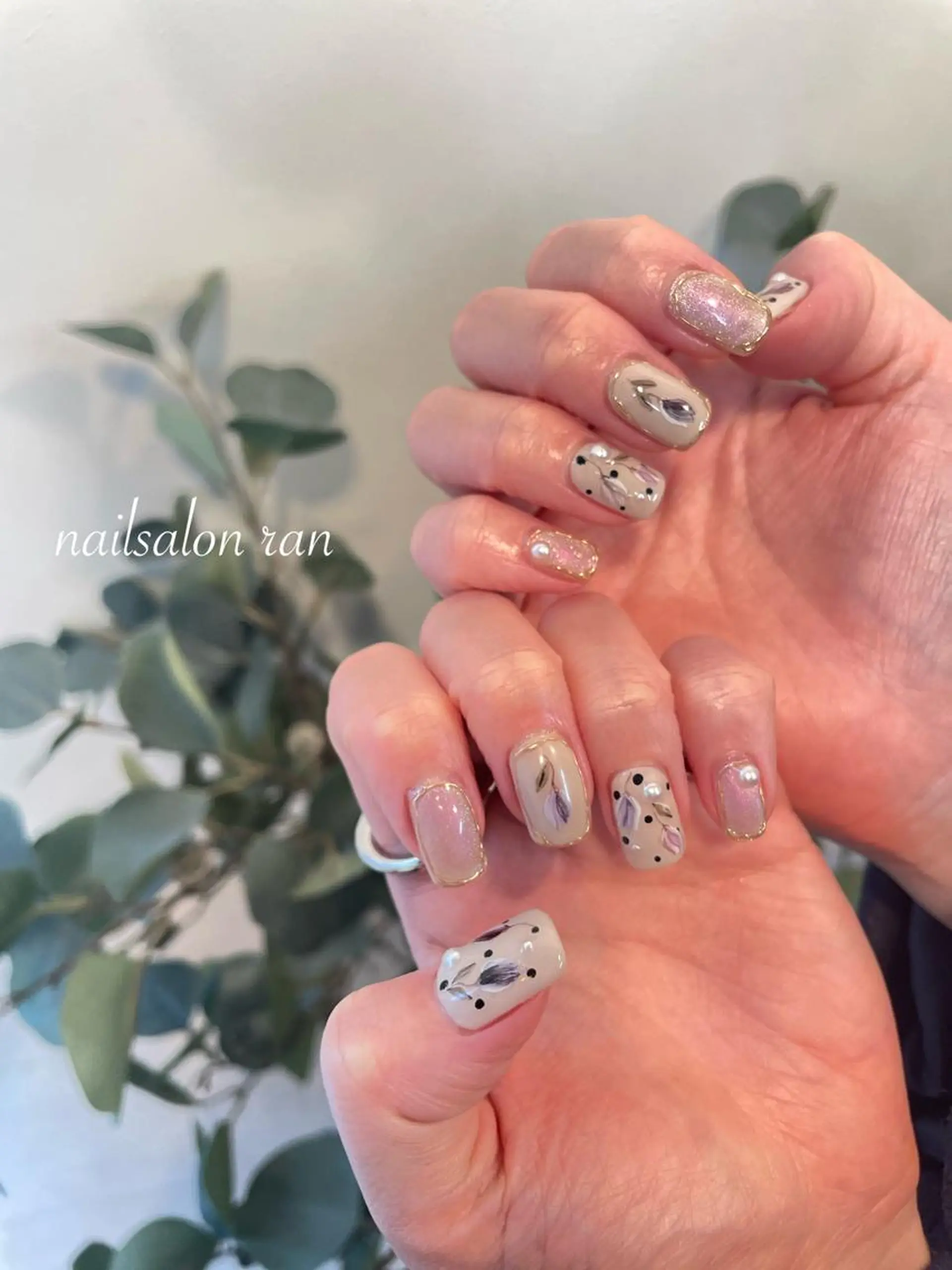 ネイル アートネイル nailsalon ranのネイルデザイン