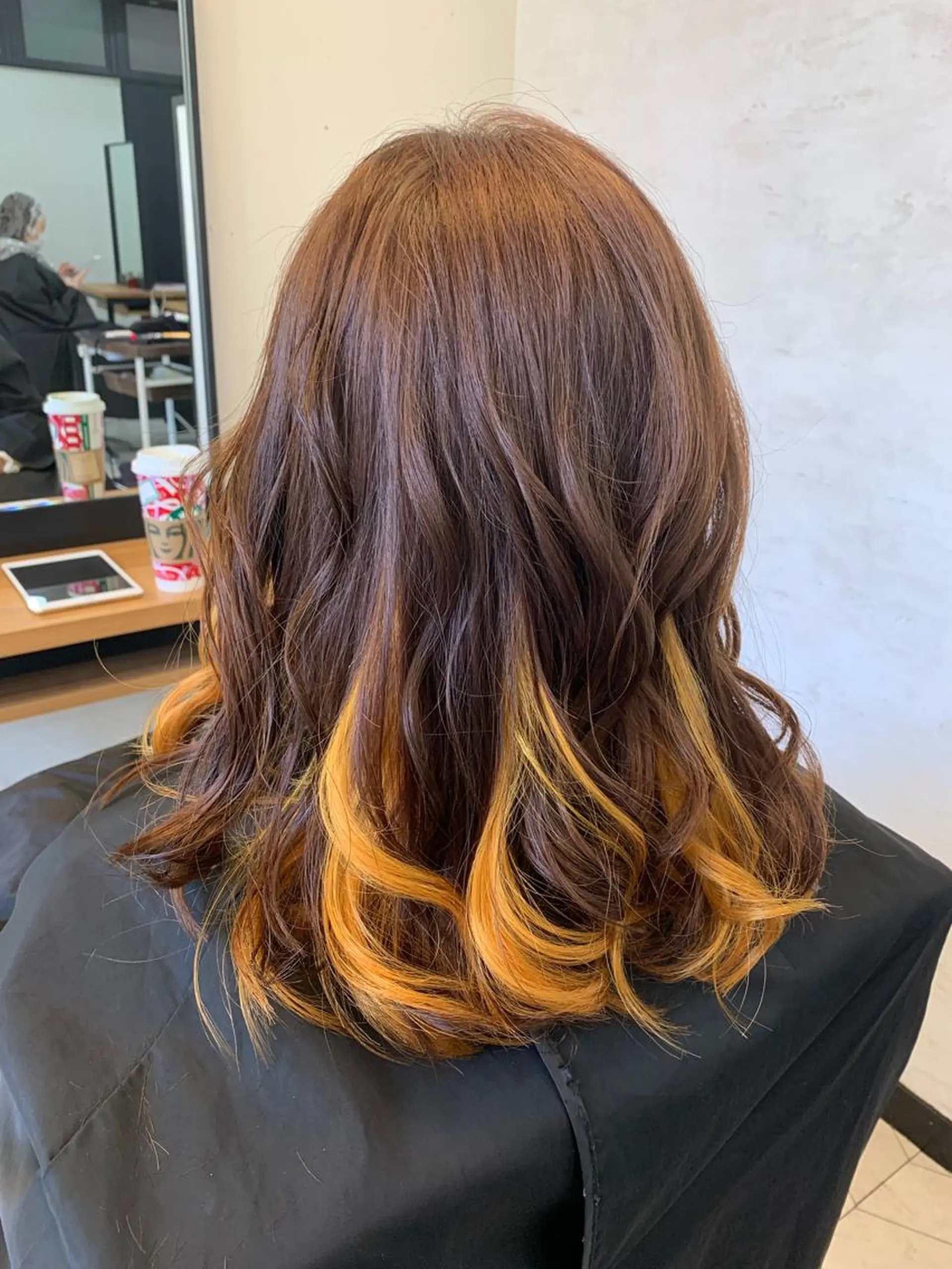 セミロング カラー est hair Ameri 松戸西口店所属・est  店長 ✂︎高橋✂︎のヘアスタイル