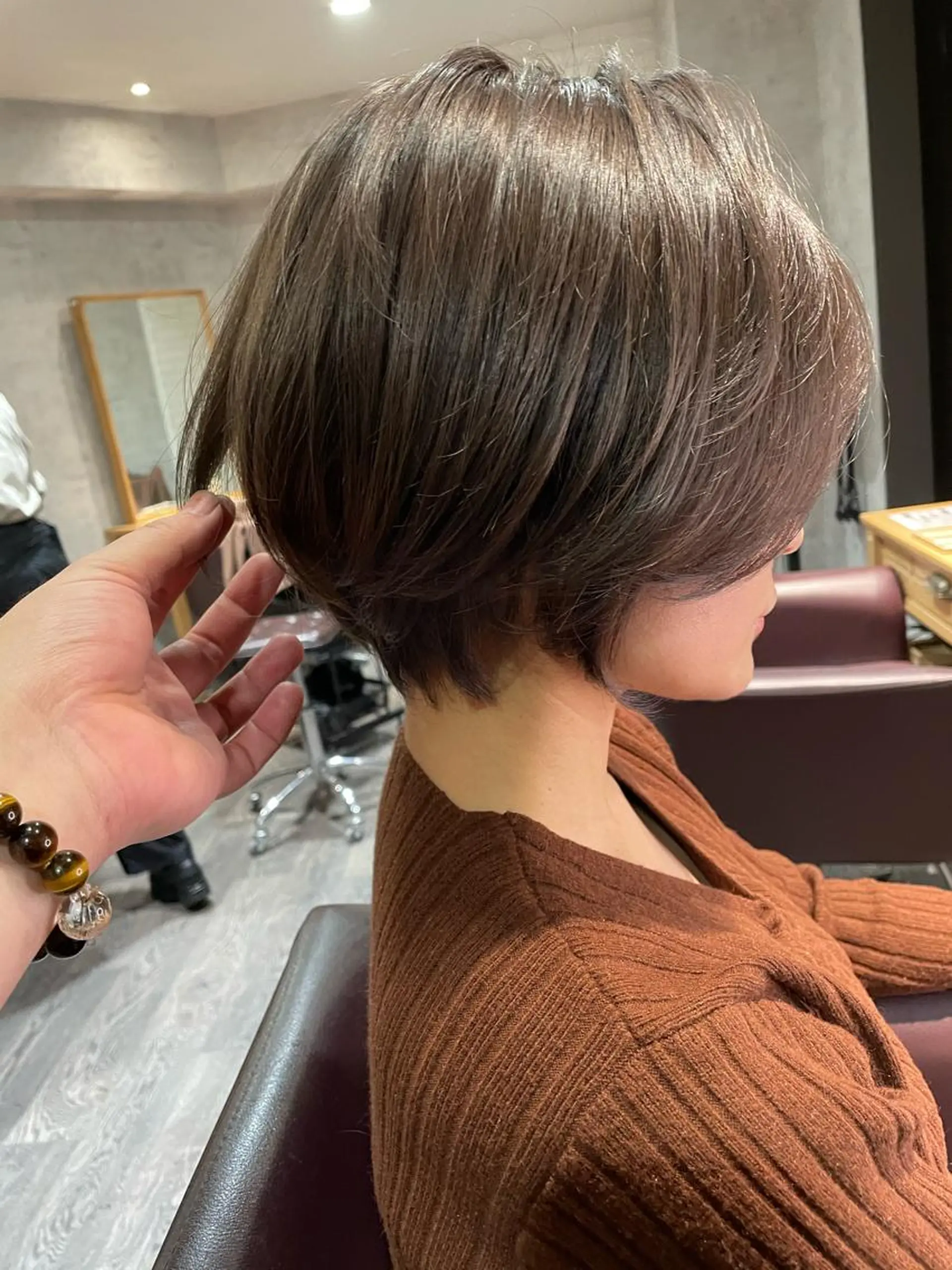 ショート カラー カット トリートメント 中川歩　髪質改善 ツヤカラー【横浜】のヘアスタイル