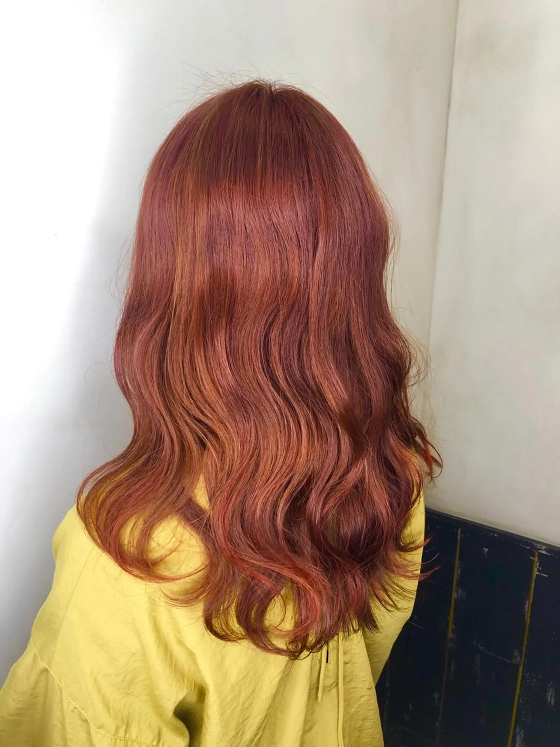 ロング カラー ベージュカラー ブリーチ ケアブリーチ ピンクカラー ピンクベージュ ヘアカラー トリートメント ヘッドスパ 美髪矯正 🌈髪質改善 山下のヘアスタイル