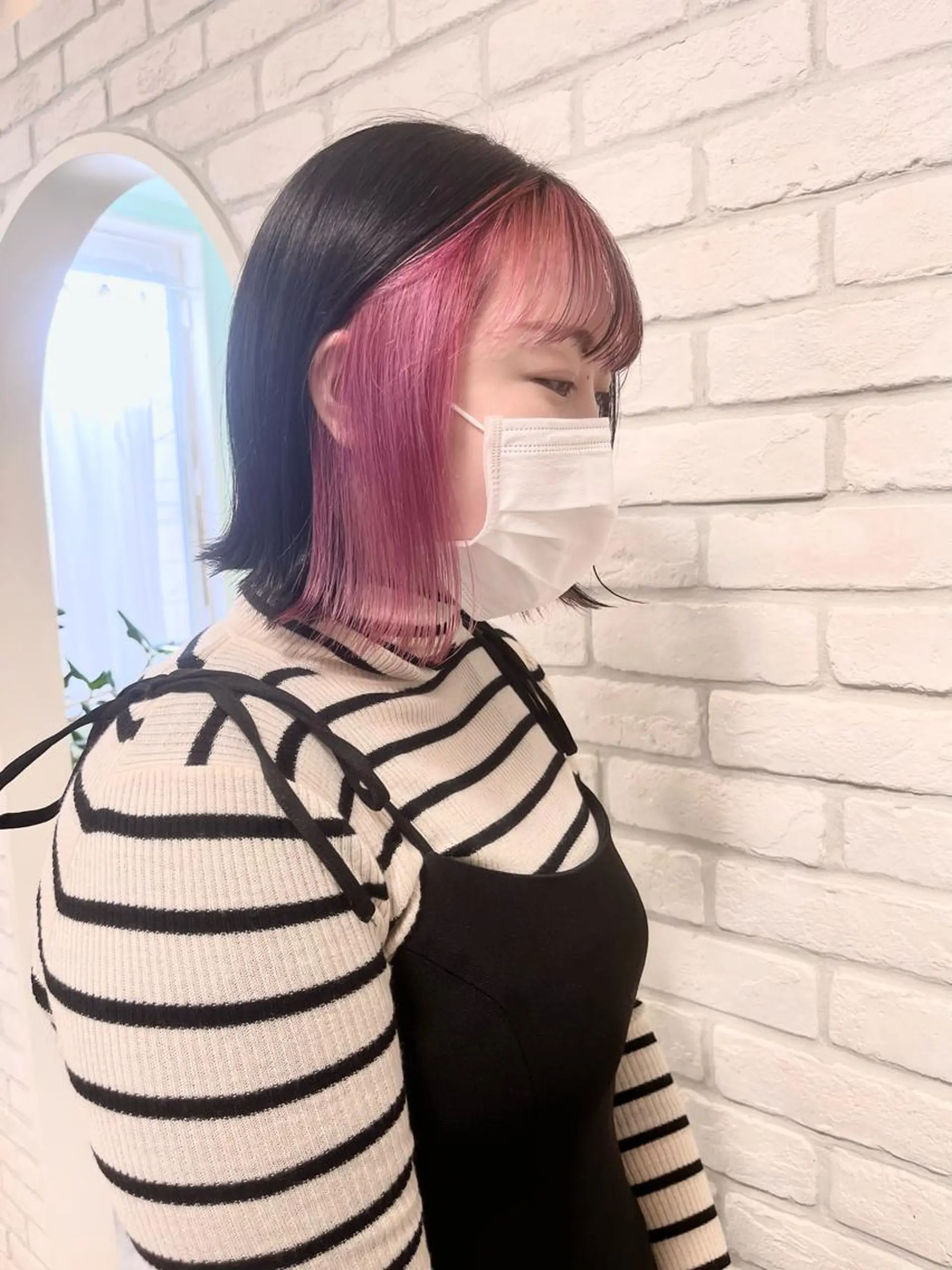 ショート カラー ヘアアレンジ ブリーチなし/ レイヤー🌿runaのヘアスタイル