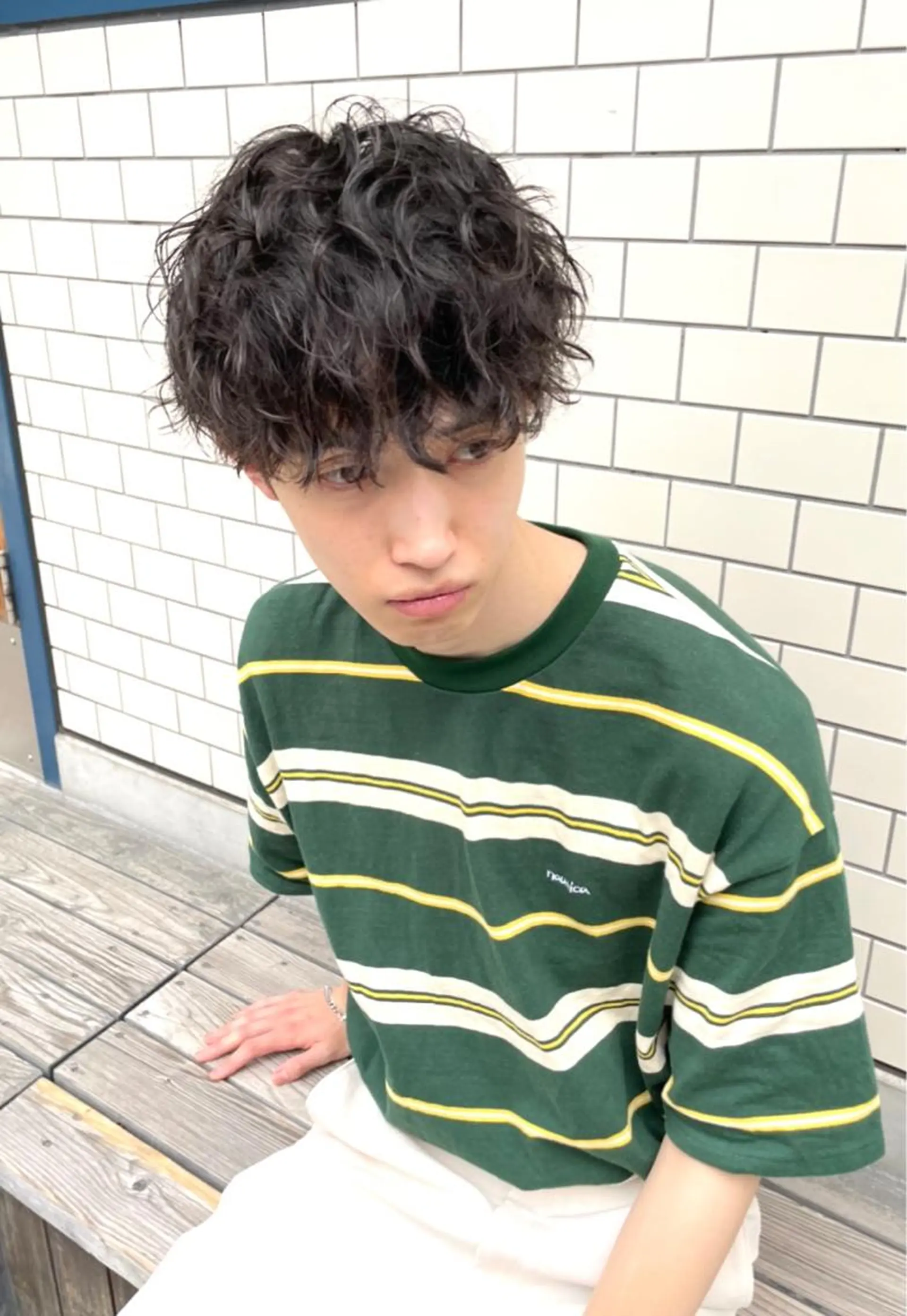 ミディアム 渋谷 ミモザワークス タニグチヨシユキのヘアスタイル