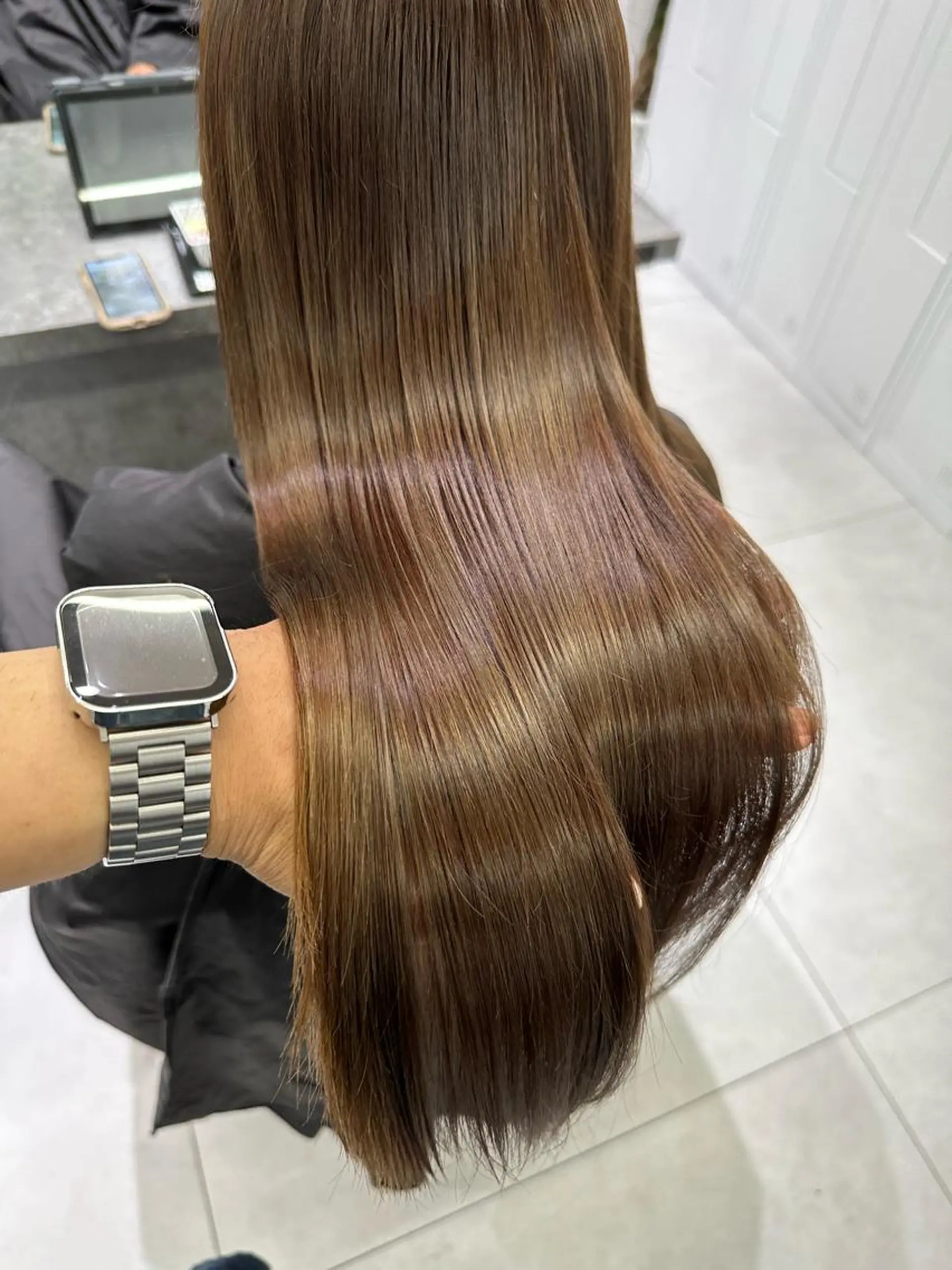 ロング カラー ヘアカラー トリートメント epi エピのヘアスタイル