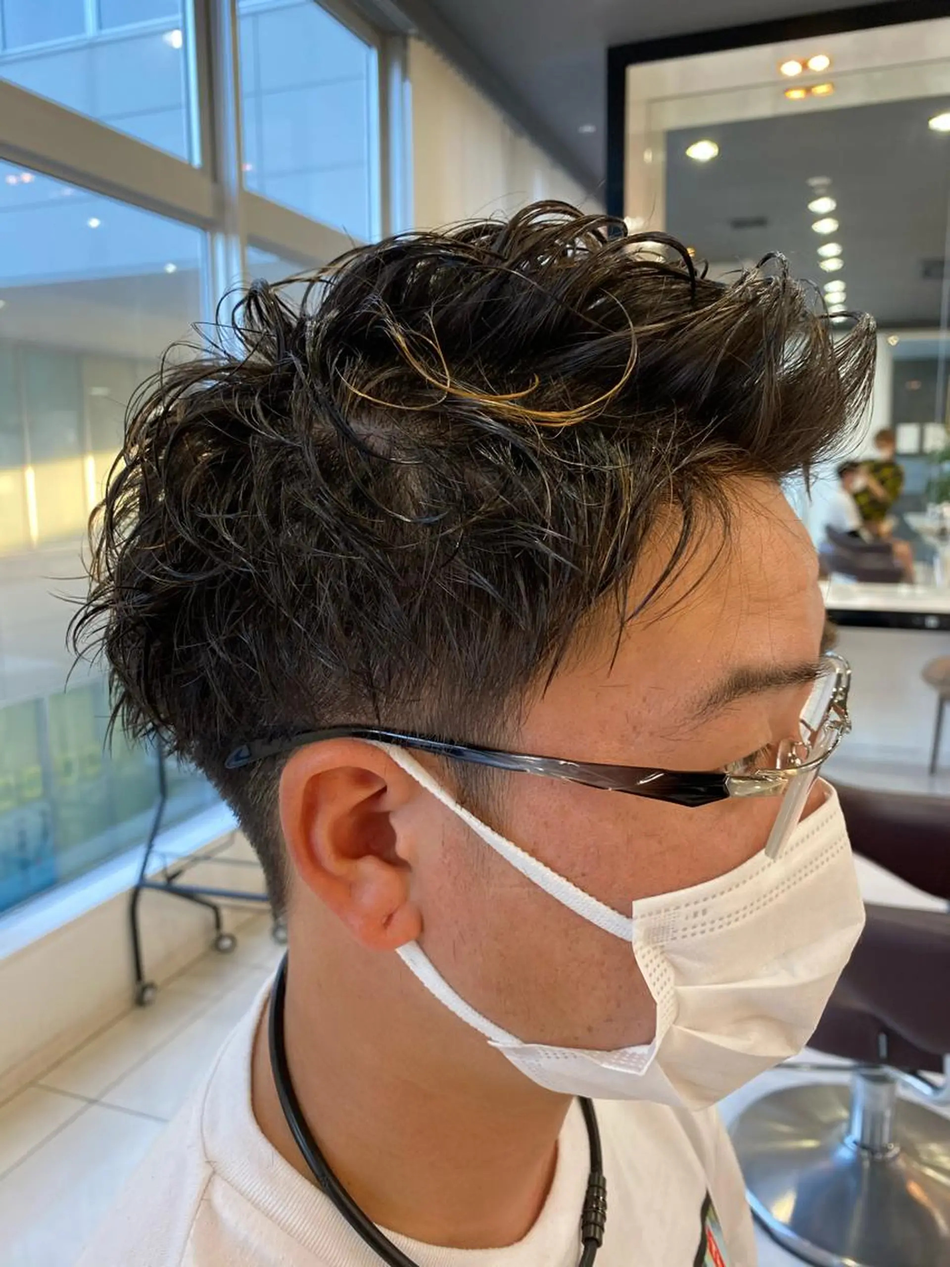 ショート メンズ メンズパーマ カット パーマ メンズサロン/戸塚駅 東口3分/冨田大輝のヘアスタイル