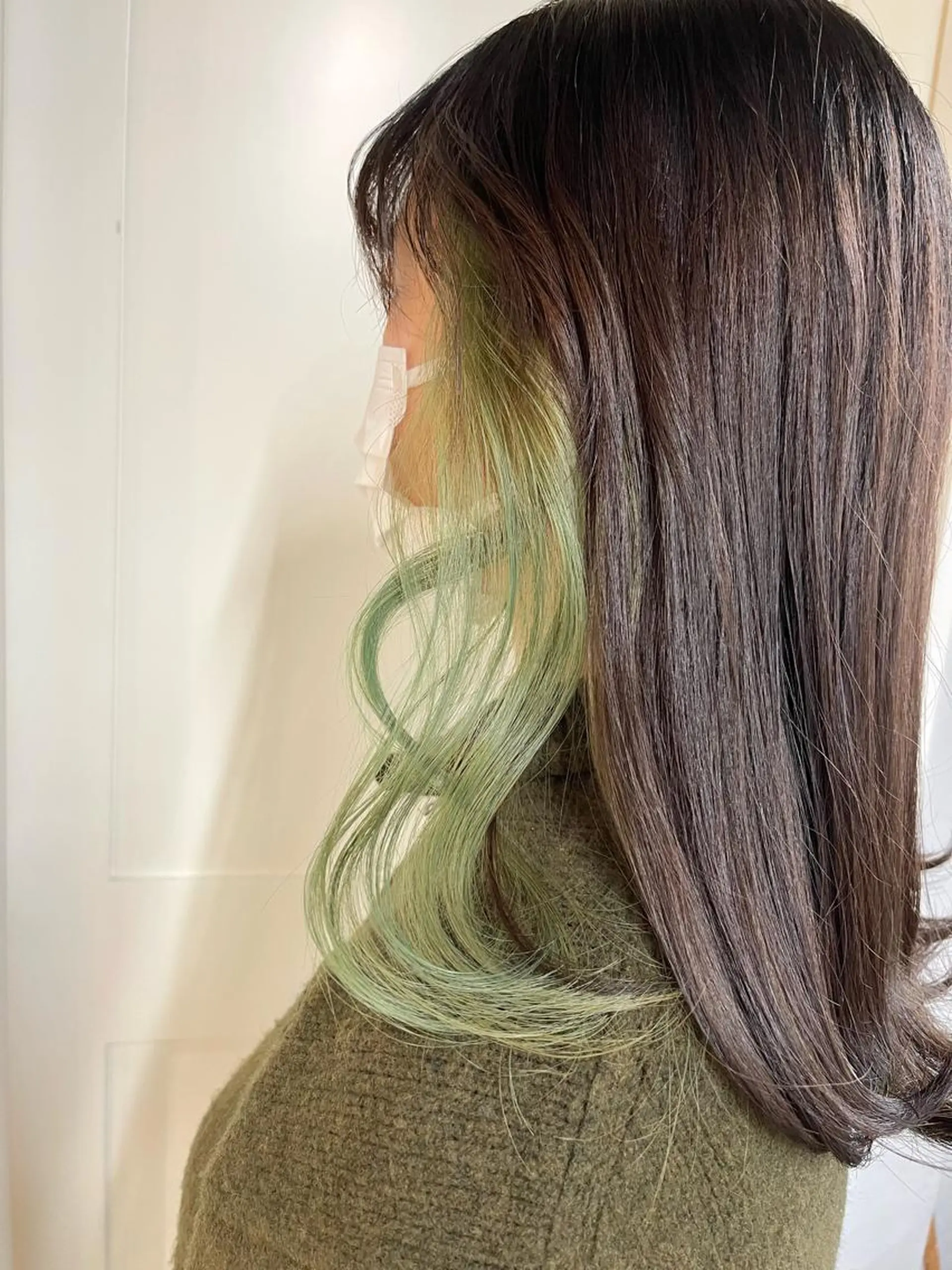 カラー ミント ヘアカラー ROCCOeast Rukaのヘアスタイル