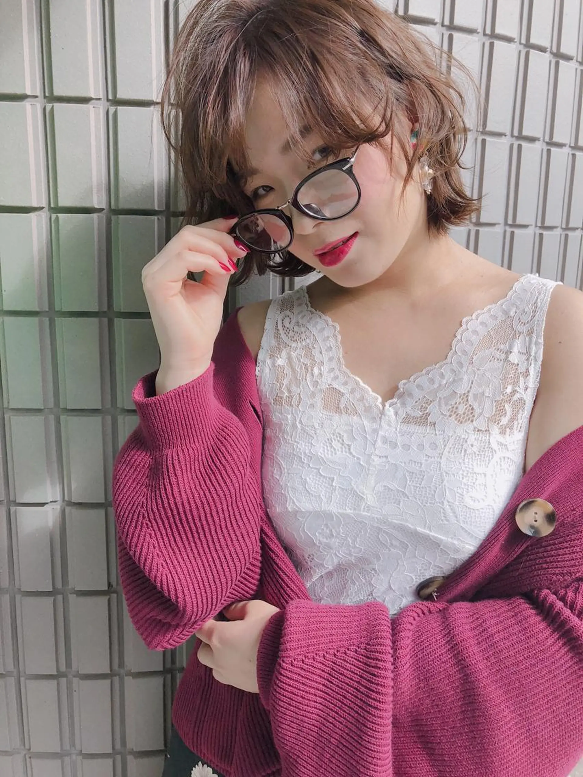 ミディアム カラー omocha hair salon所属・大嶋 伸吾のヘアスタイル