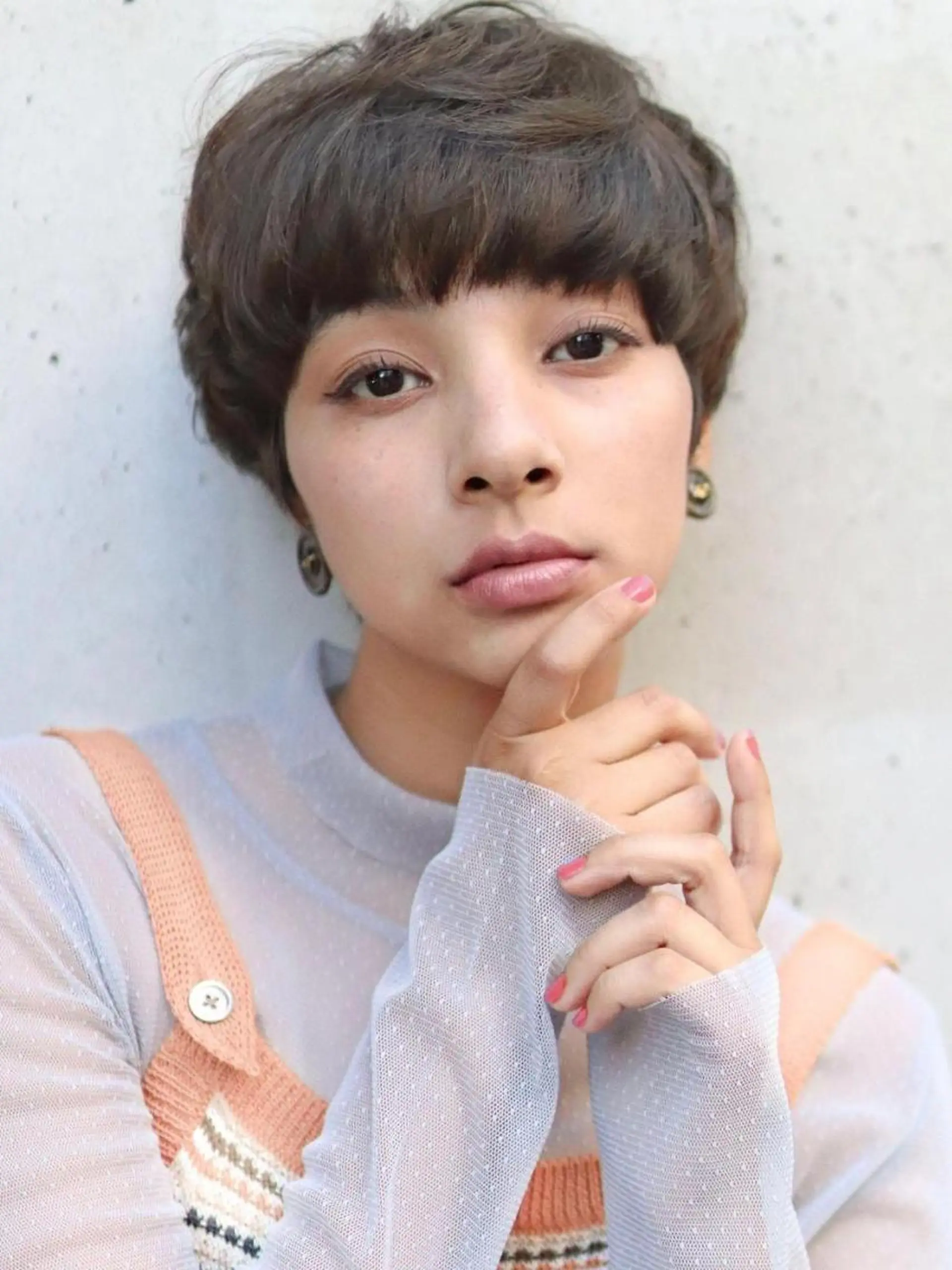 ショート カラー ヘアカラー トリートメント 美容歴15年 岩田芳郎のヘアスタイル