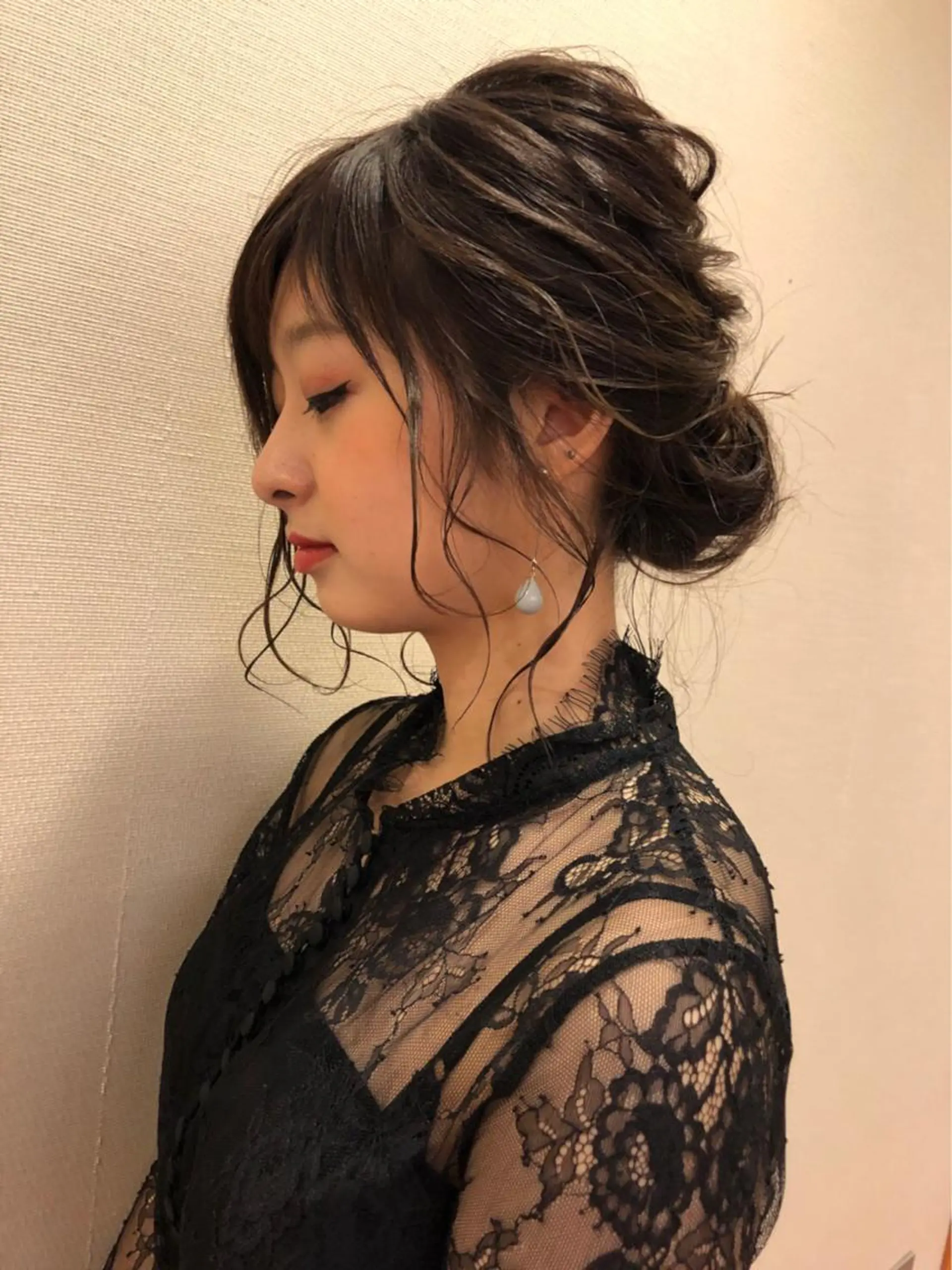 ミディアム ヘアセット ✂️小顔カット✂️ 山本有紀のヘアスタイル