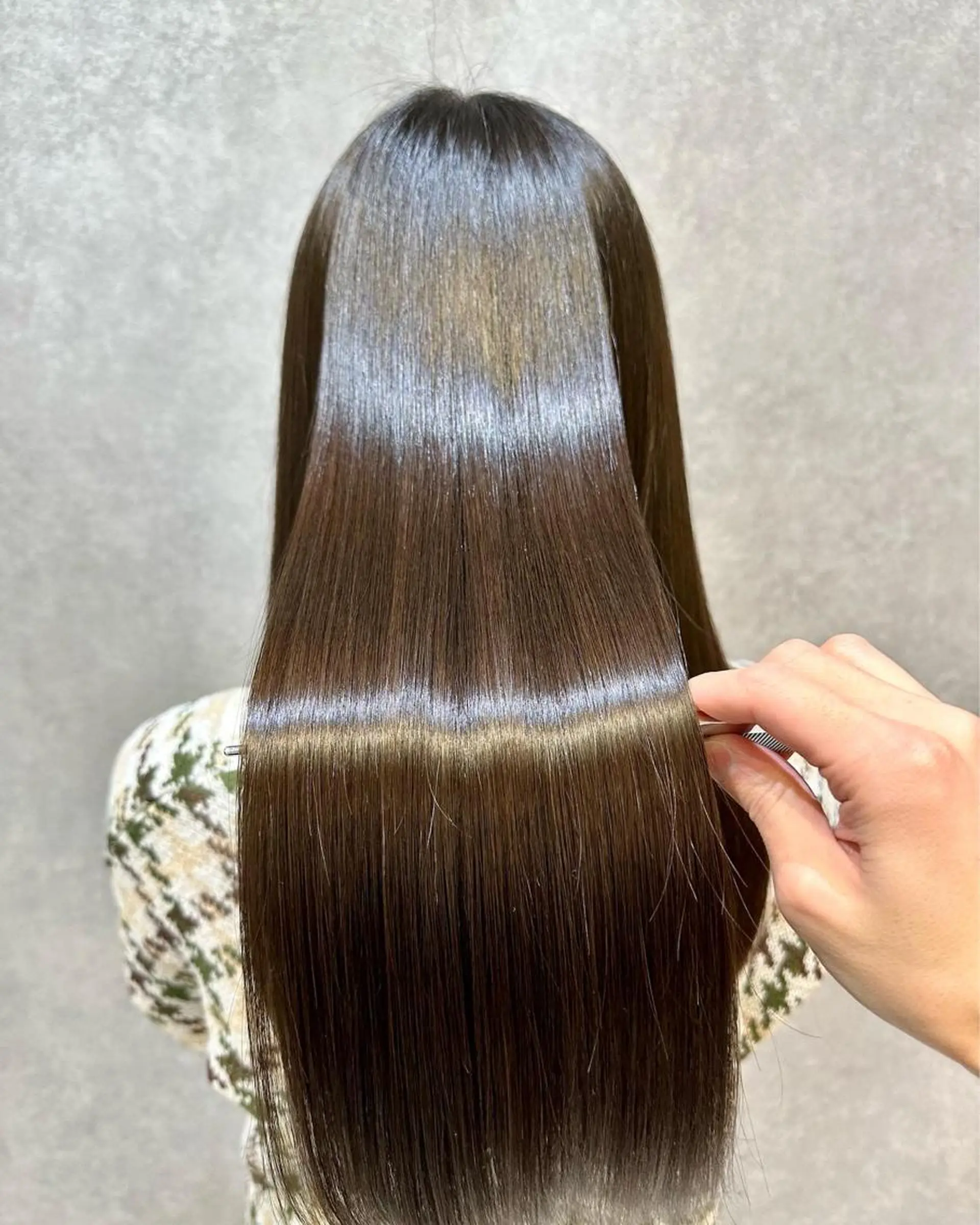 セミロング トリートメント 🔸縮毛矯正/髪質 改善カラー石崎🔸のヘアスタイル