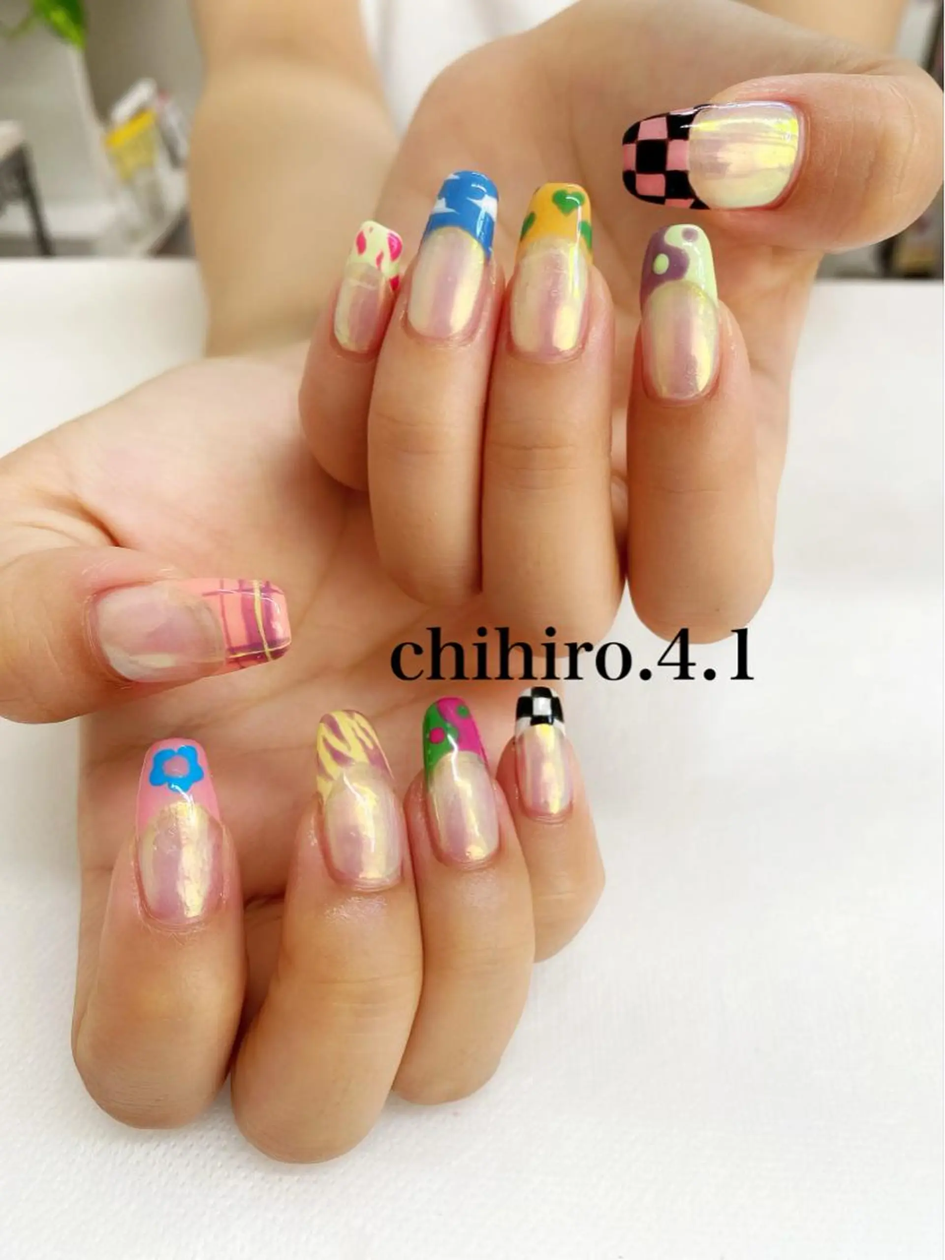 ネイル ロングネイル 持ち込み ハンドネイル 武藤 千裕のエステ・リラクイメージ