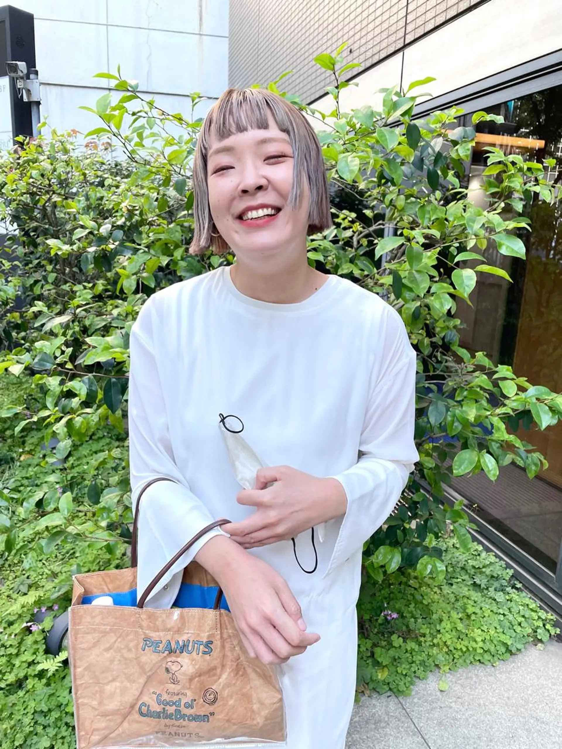 ミディアム カラー パーマ ヘアアレンジ メンズ キッズ ネイル マツエク・マツパ アイブロウ ベージュカラー オン眉 カット ヘアカラー トリートメント tatsumi/ボブ ウルフ/レイヤーのヘアスタイル