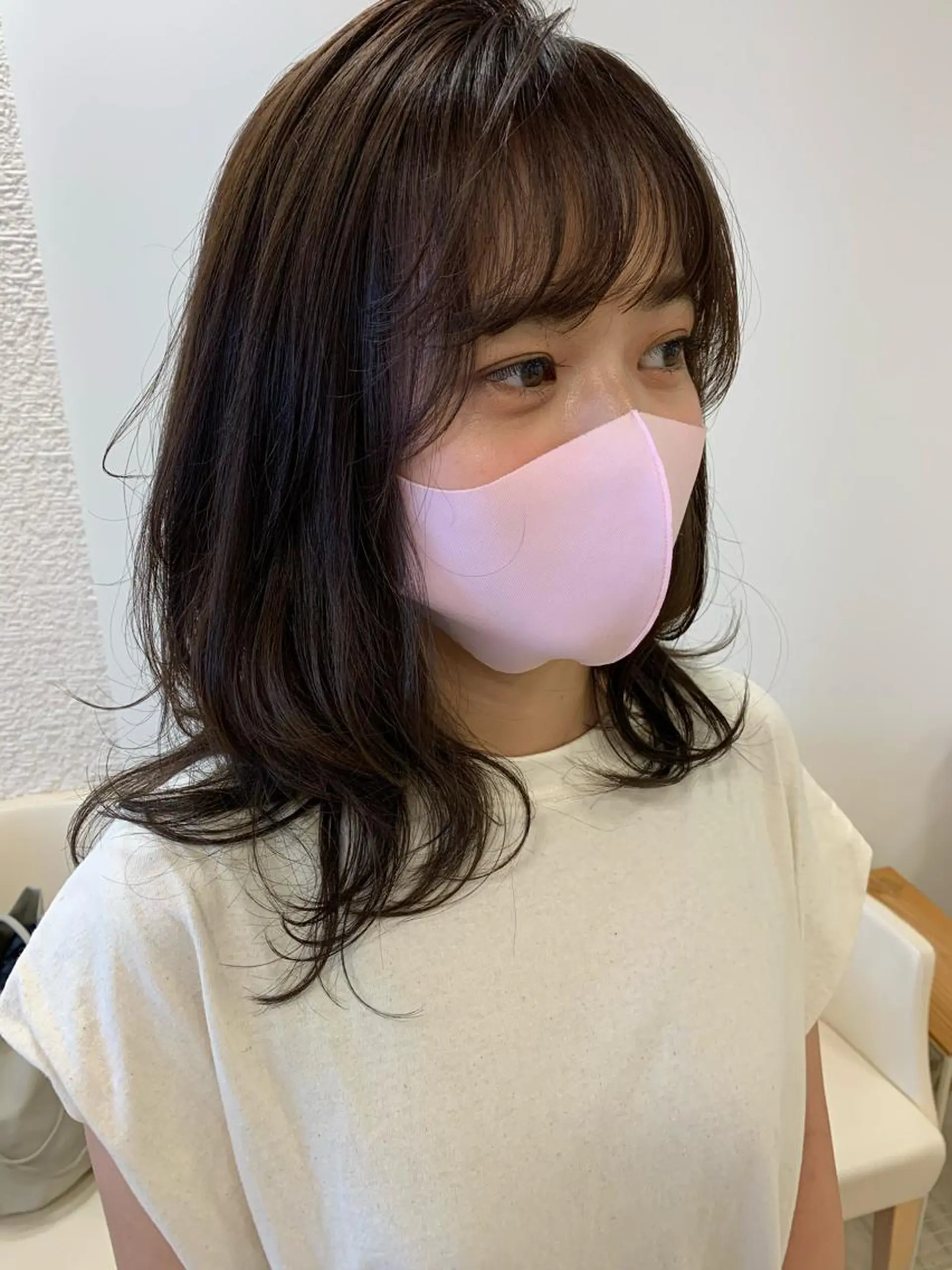 ミディアム カラー デザインカラー🕊 石井萌のヘアスタイル