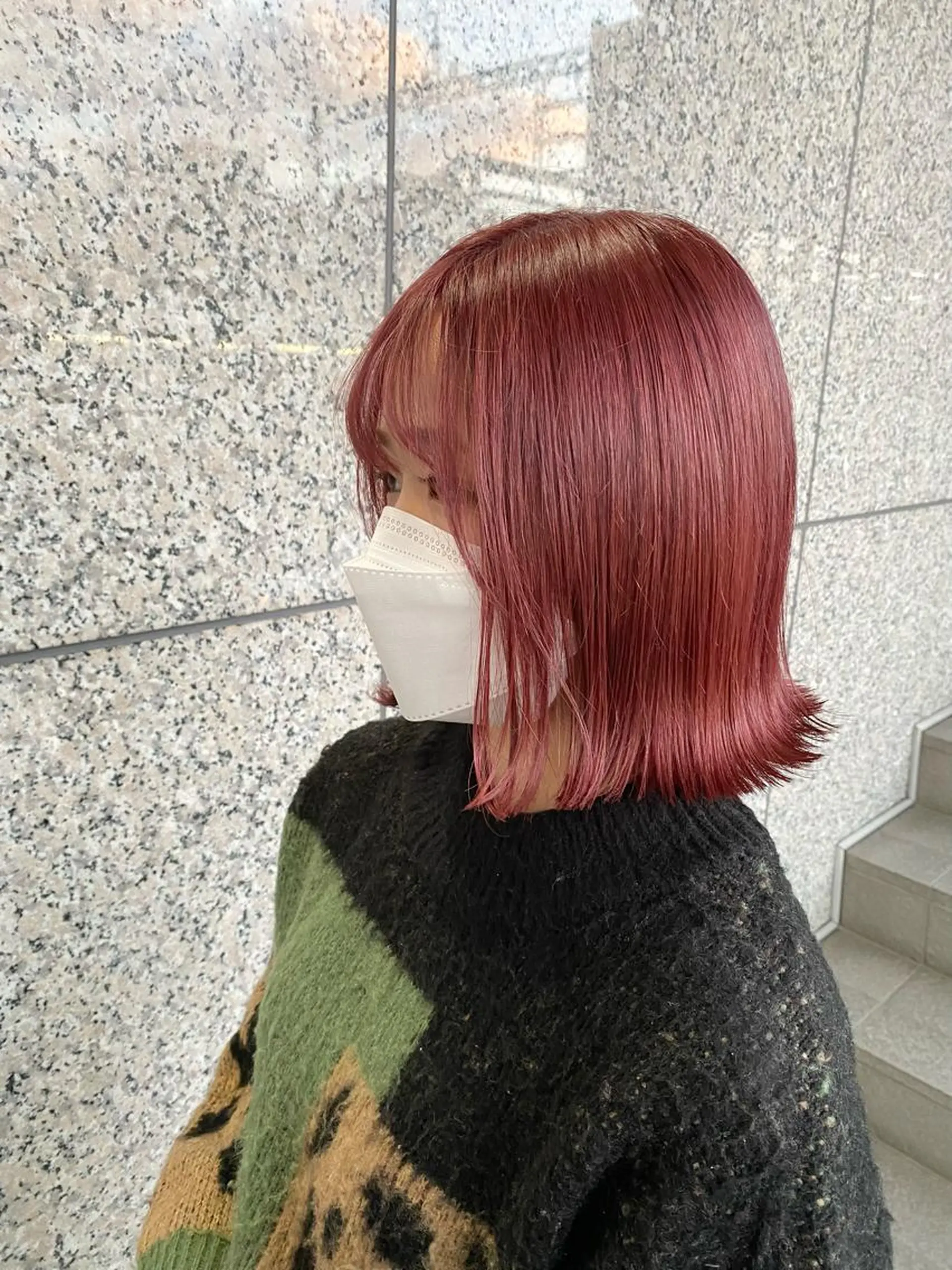 ミディアム ボブ CHAINON 木原崇了のヘアスタイル