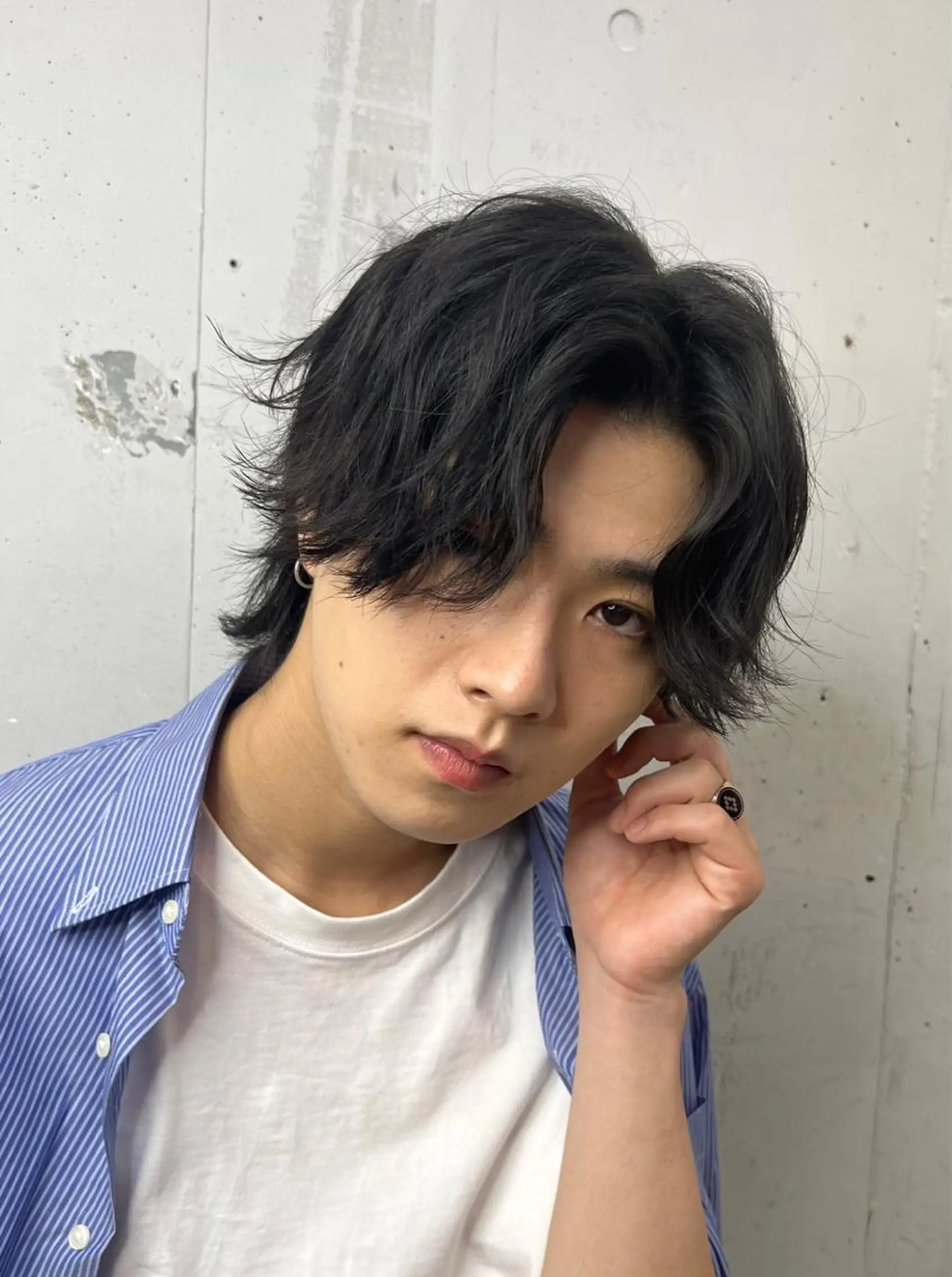 メンズ カット 🌈ベージュ艶髪🌈 ボブ/ユウトのヘアスタイル