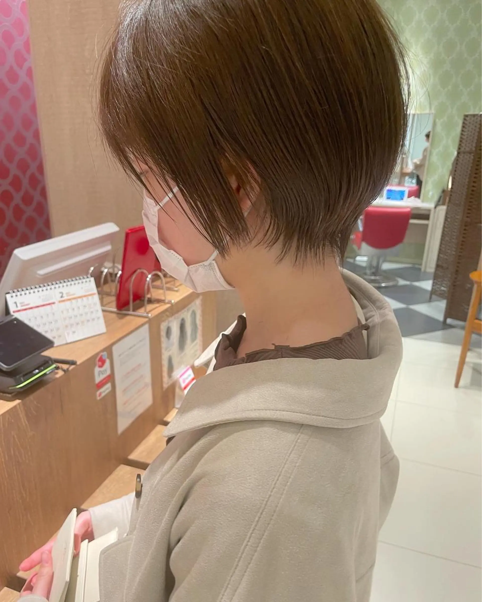 ショート カラー ショートボブ ボブ ショートヘア 鶴岡で縮毛矯正なら お任せ！ハヤシナオミのヘアスタイル