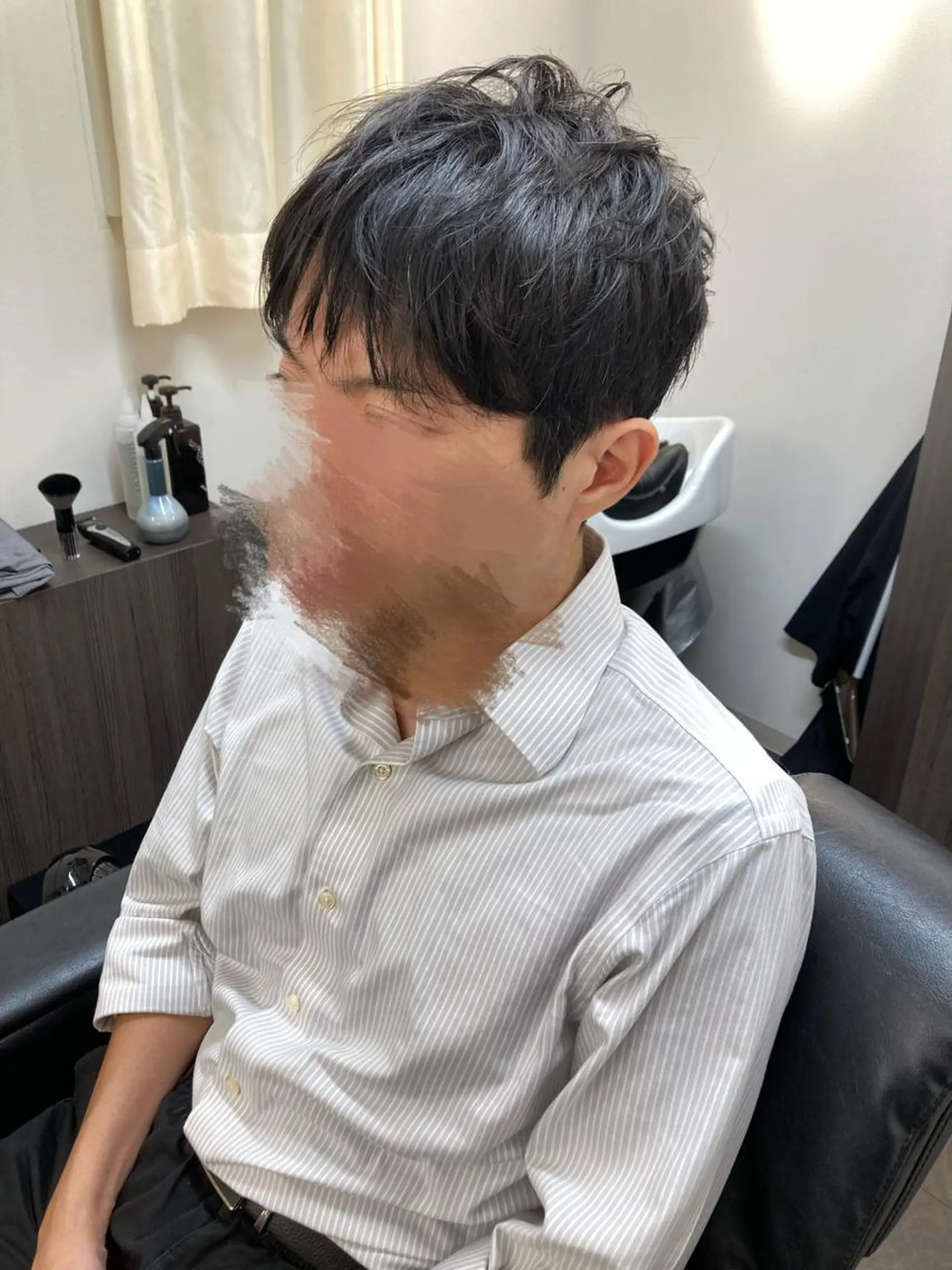 ショート メンズ LAVIE the BARBER所属・徒歩5分ビジネスマン カット👦🏻うしだのヘアスタイル