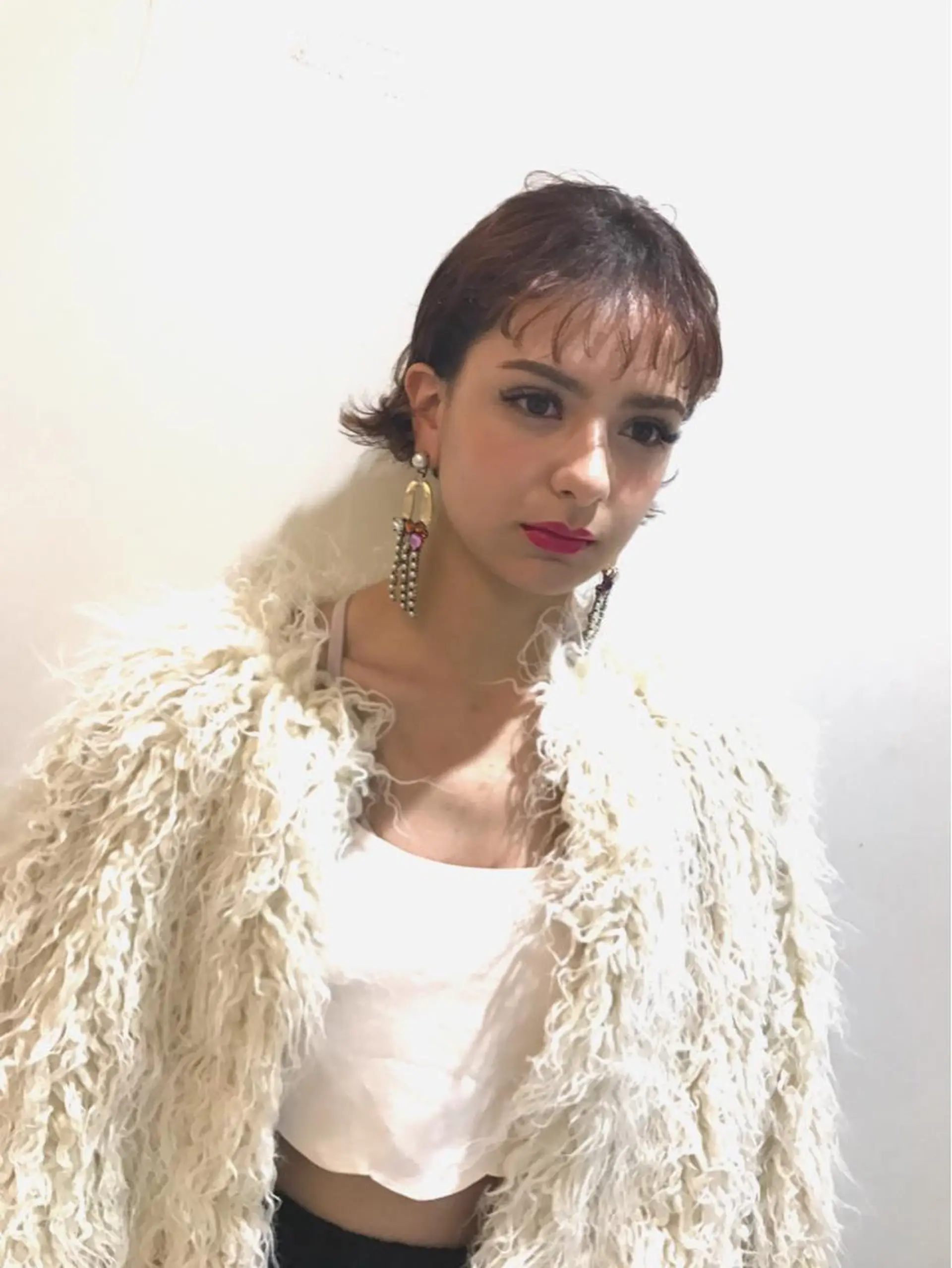 ショート カラー ヤマナカ エリカのヘアスタイル