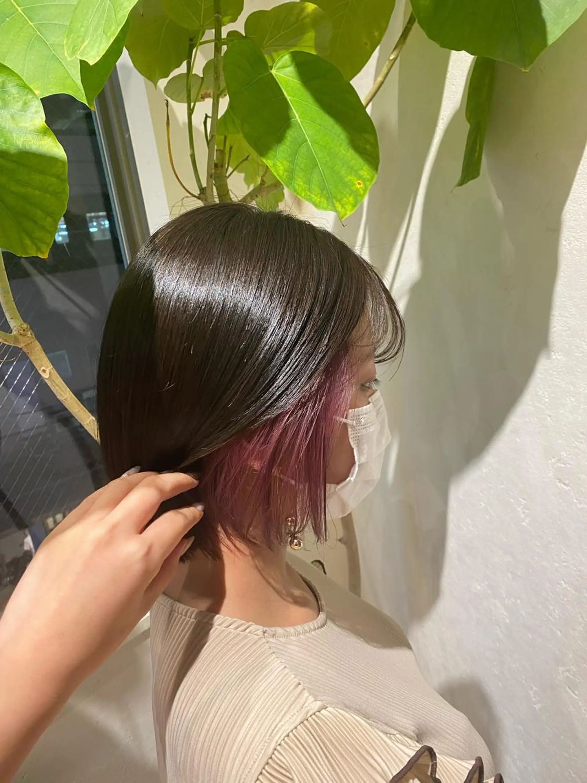 ミディアム パープルカラー LEVIJU hair所属・韓国ヘア🕊村上 ののこ🕊のヘアスタイル