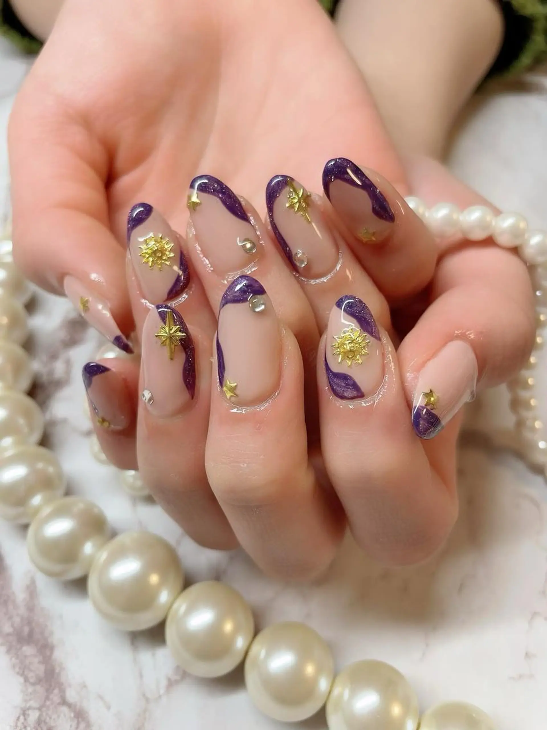 ネイル フラッシュネイル ジェルネイル ラメ(グリッター) 持ち込み ハンドネイル Nail salon 🎀Angeのネイルデザイン