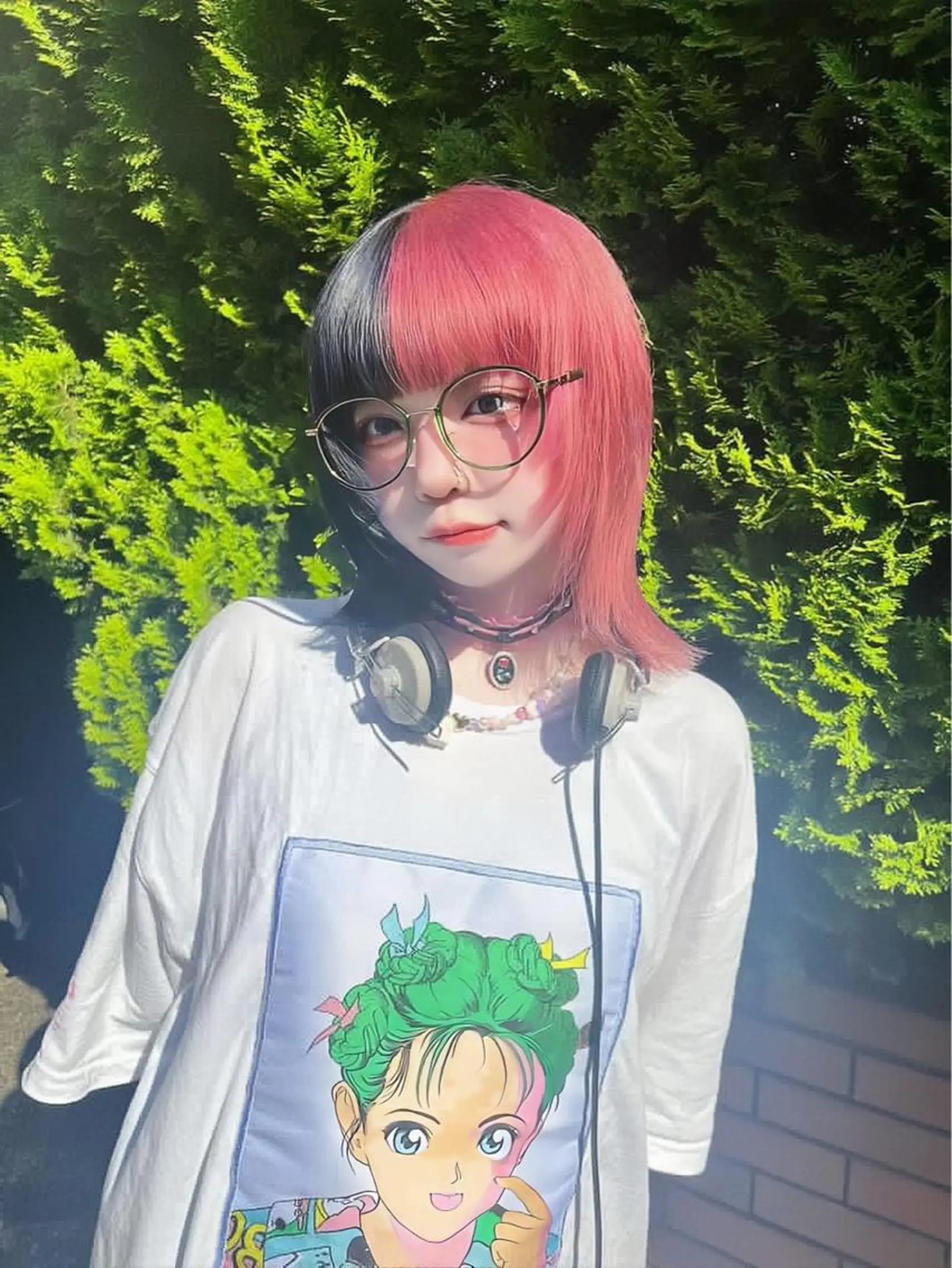 ミディアム カラー ブリーチ ツートーンカラー je suis heureuse所属・ハイライトカラー 🌀ゆい❣️のヘアスタイル