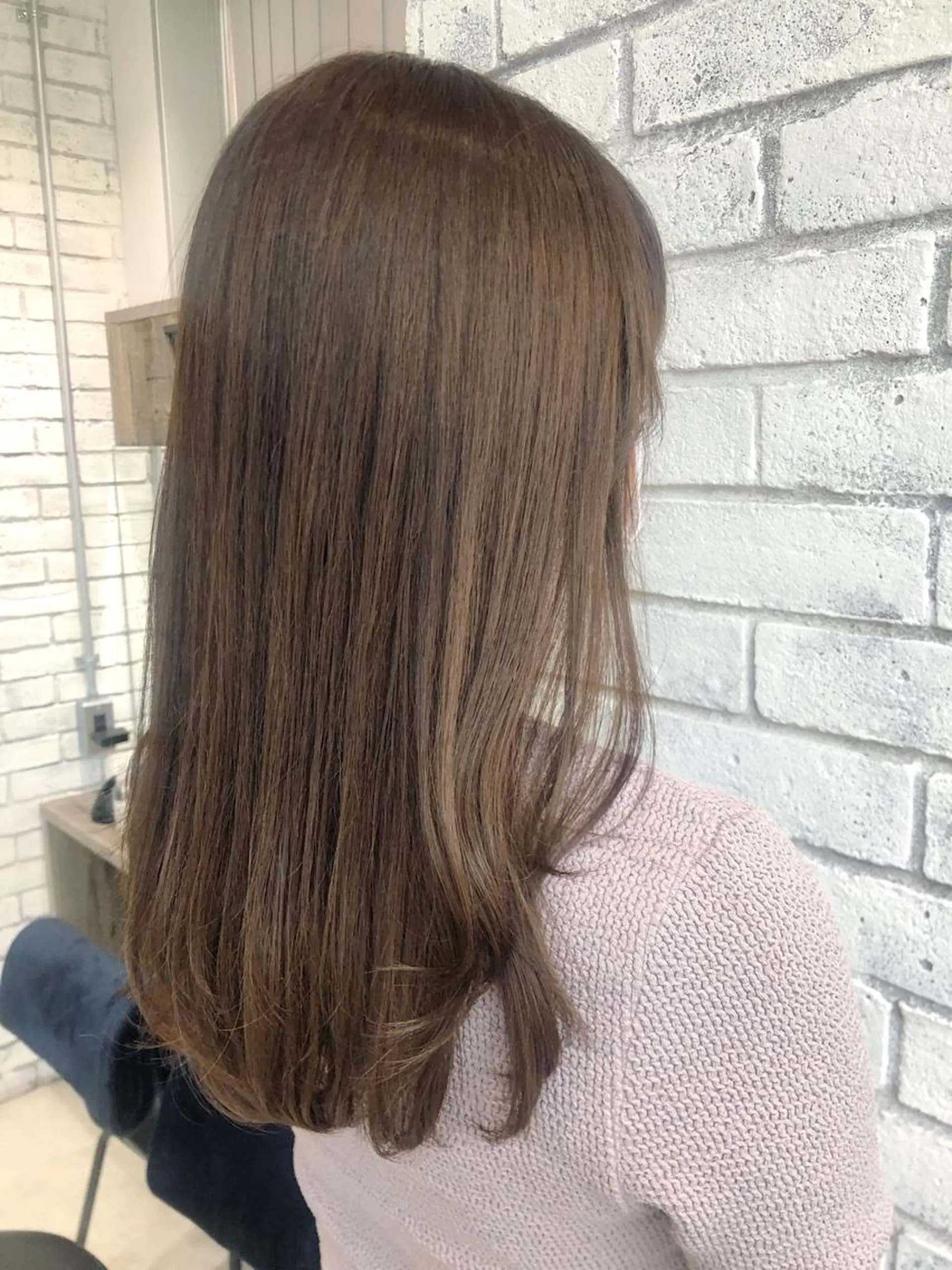 セミロング カラー ベージュカラー ヘアカラー トリートメント 🌿ニュアンスヘア 🌿福田沙也加のヘアスタイル