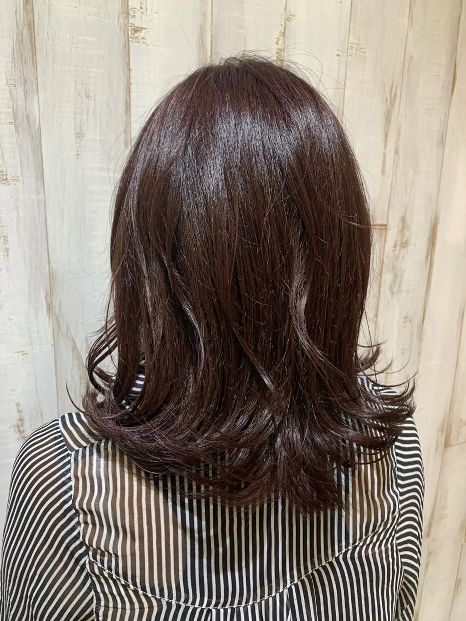 ミディアム 森山 佳小里/カラー /似合わせカットのヘアスタイル