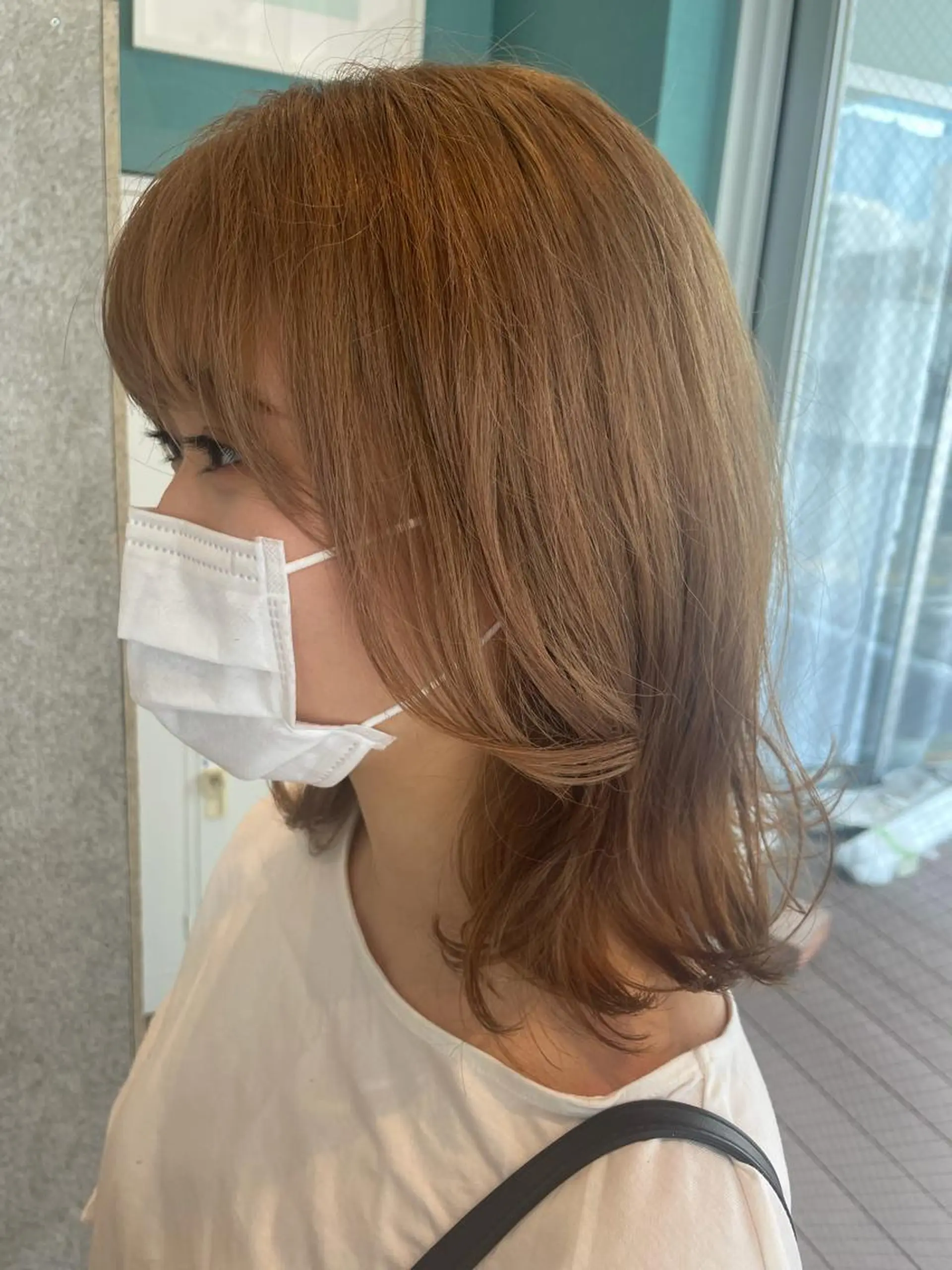 ミディアム カラー ヘアカラー トリートメント 🌈艶カラー× メンズパーマ永埜🌈のヘアスタイル