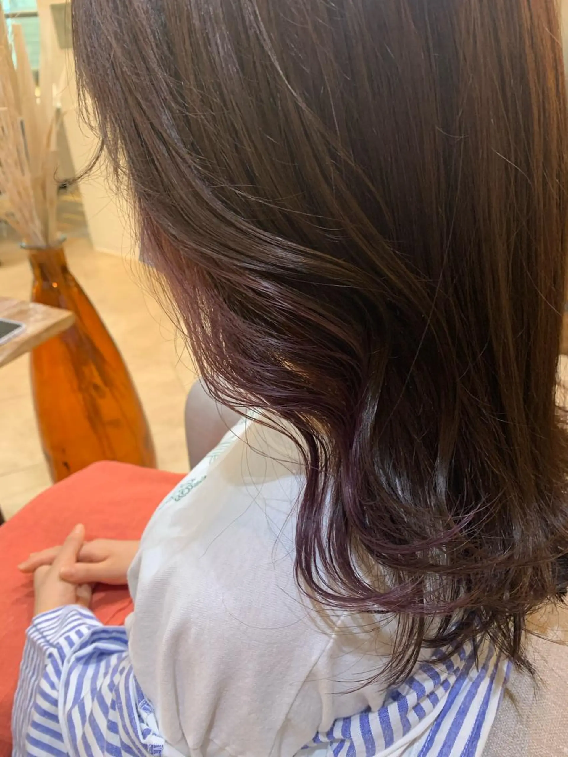 ロング カラー パープルカラー 💛ハイトーン💛 りむのヘアスタイル