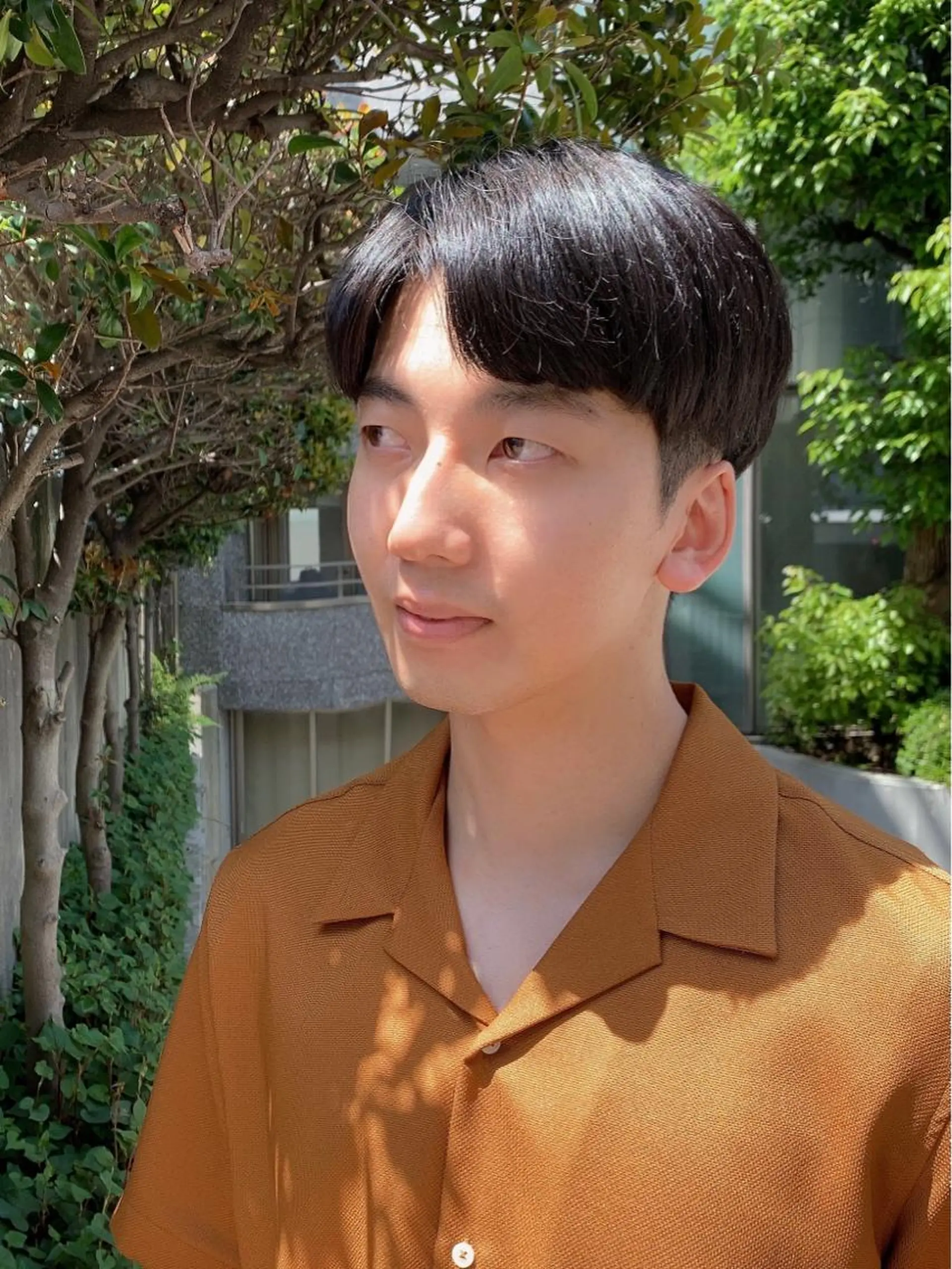メンズ コンマヘア カット 深沢 秀のヘアスタイル