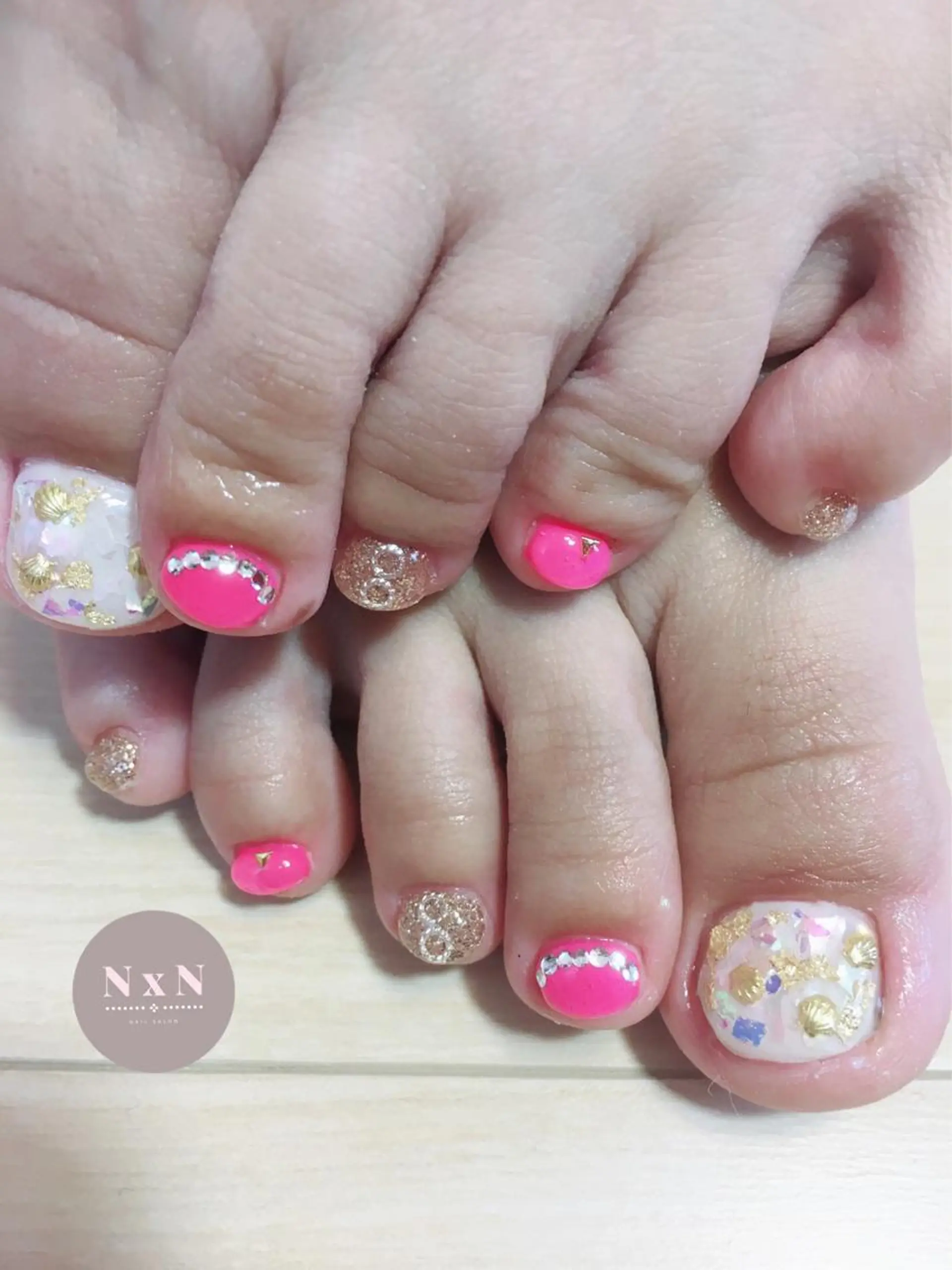 ネイル フットネイル nail salon N×Nのネイルデザイン