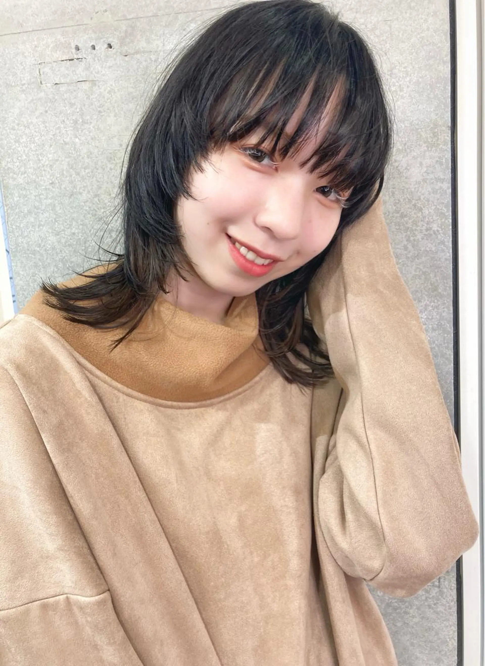 ミディアム ウルフカット レイヤー/メンズ 竹田凪儀のヘアスタイル