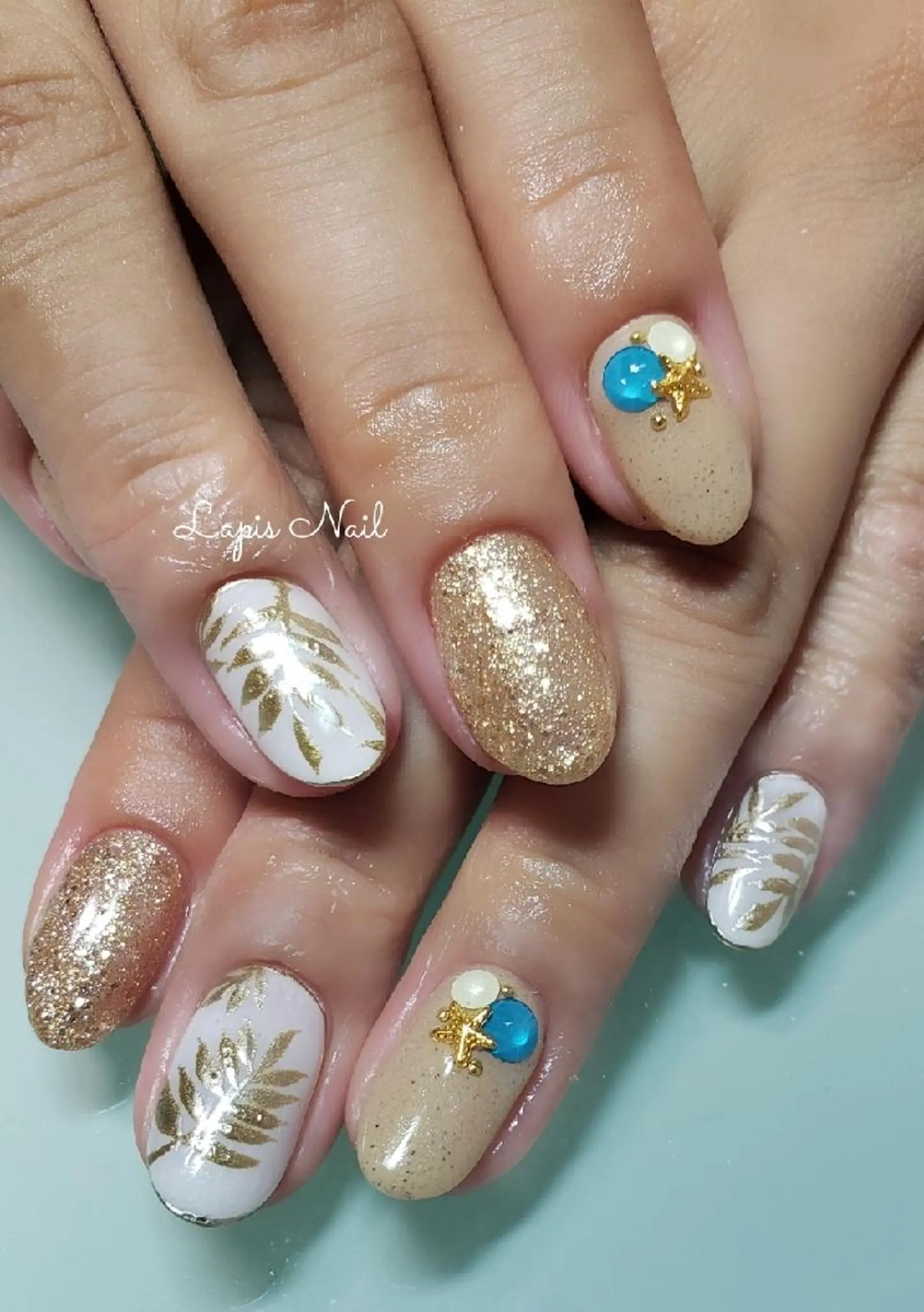 ネイル ハンドネイル Lapis  Nailのネイルデザイン