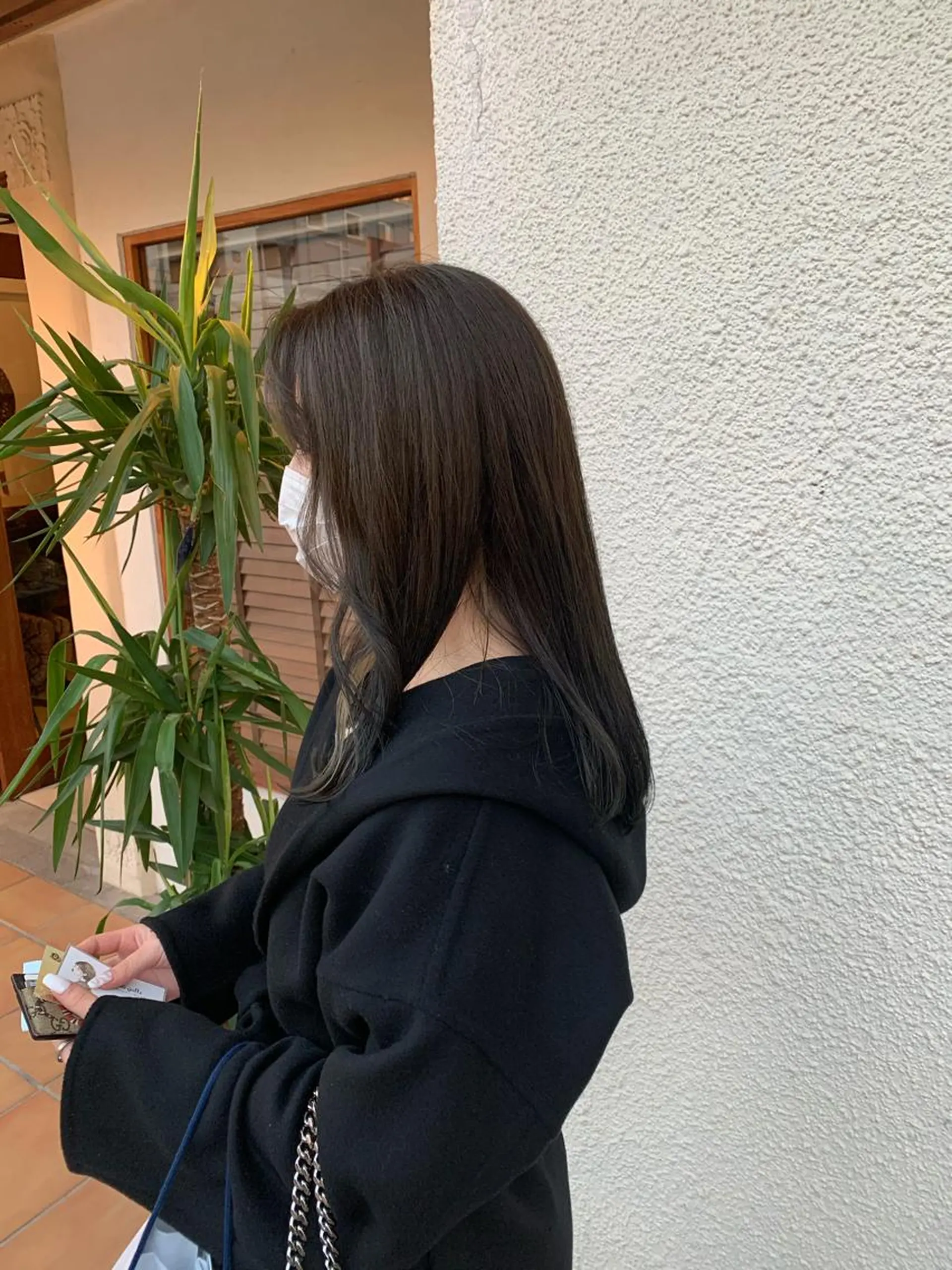 セミロング カラー ヘアアレンジ グレージュ インナーカラー カット ヘアカラー トリートメント 中津/柔らかカラー/ ナガオ　イズミのヘアスタイル