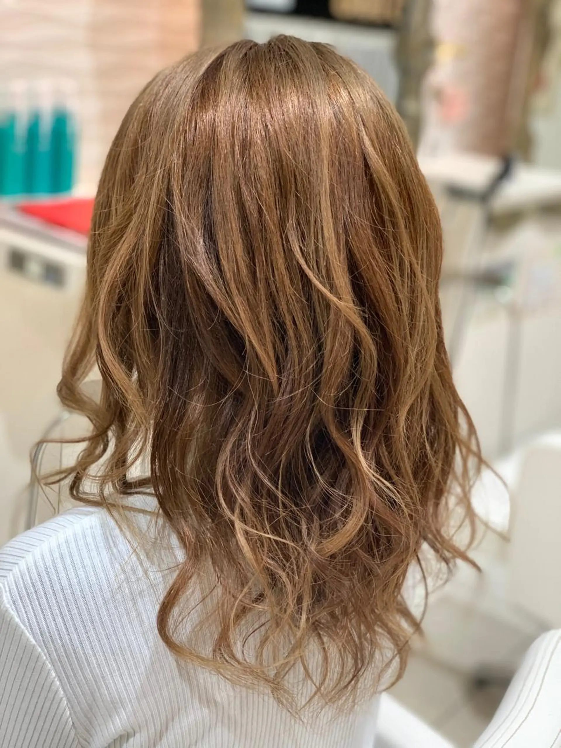 ロング カラー ヘアカラー トリートメント 松吉 純平のヘアスタイル
