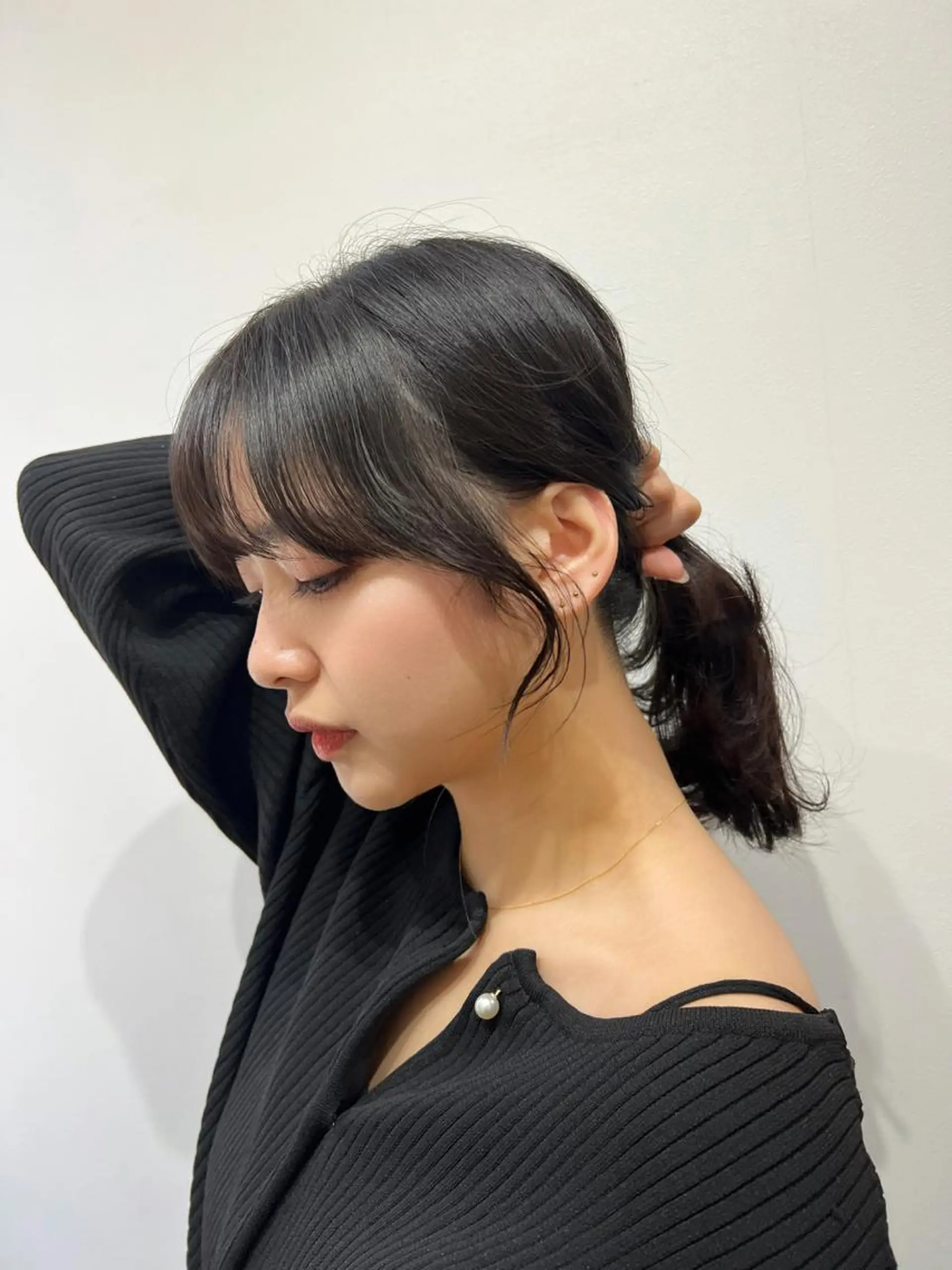セミロング カラー ヘアアレンジ 顔まわり職人🇰🇷 韓国ヘア/KAITOのヘアスタイル