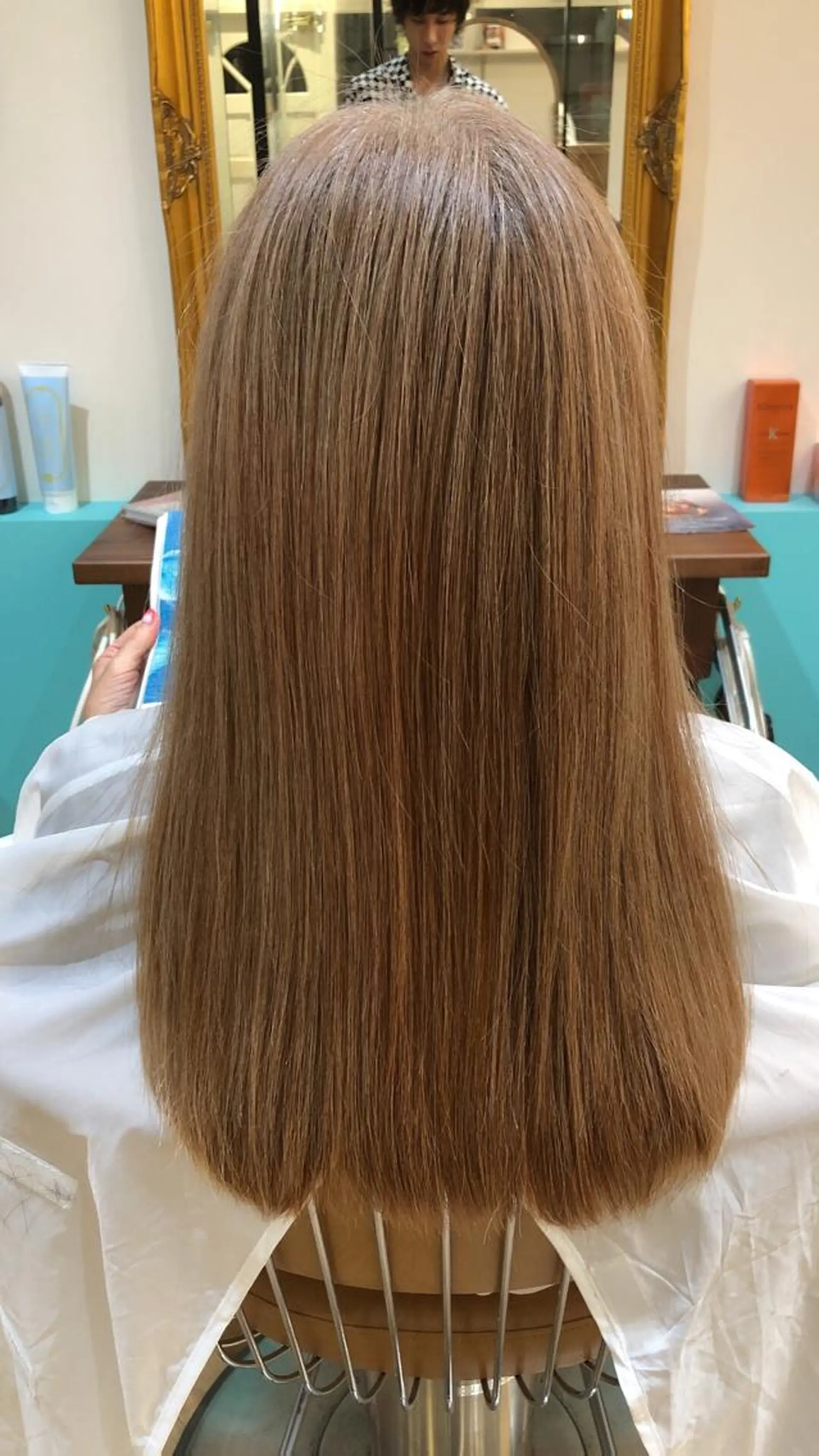 セミロング ボブ韓国風レイヤー 髪質改善/畠中ケントのヘアスタイル