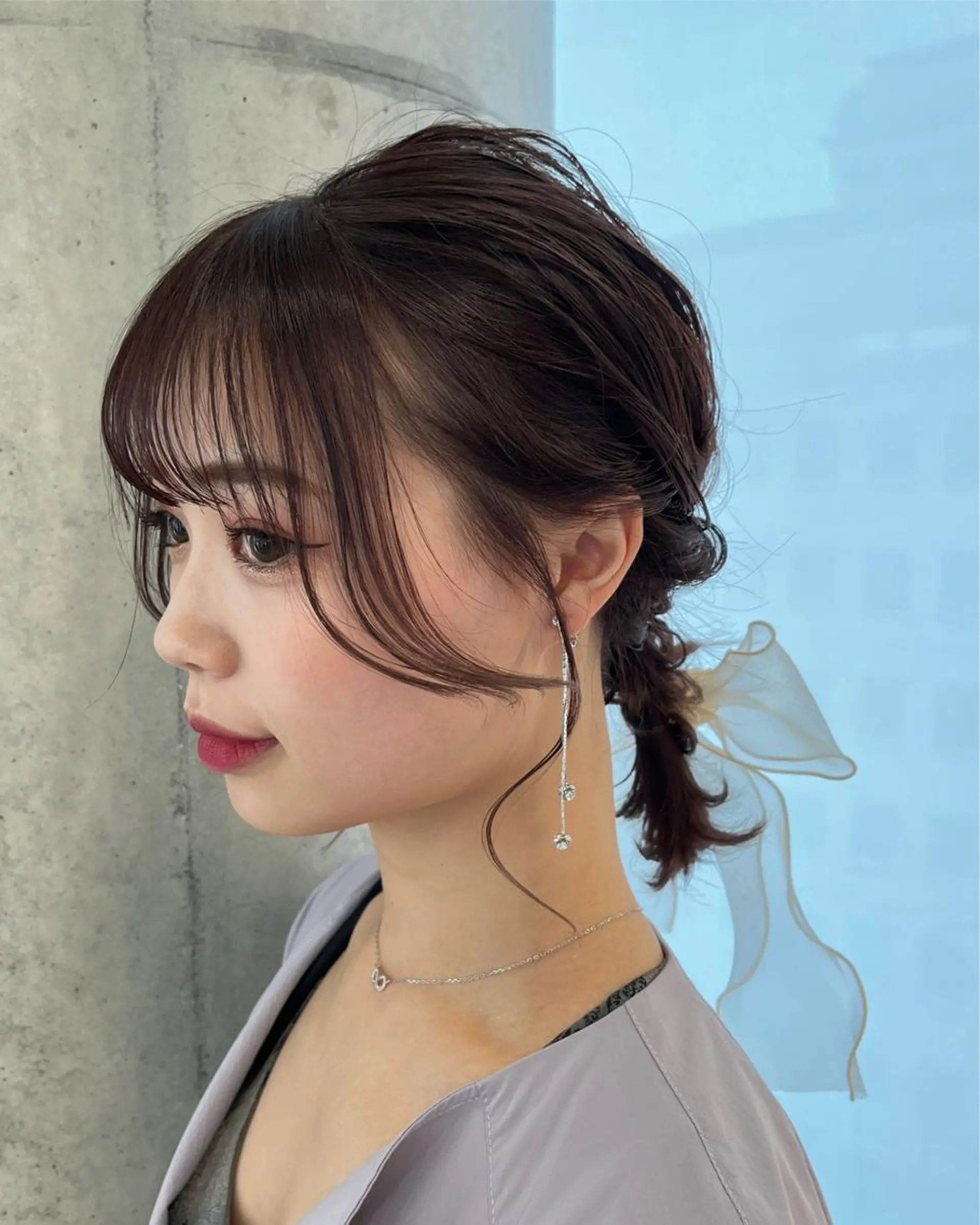 ミディアム サソウ ユリエ🥥のヘアスタイル